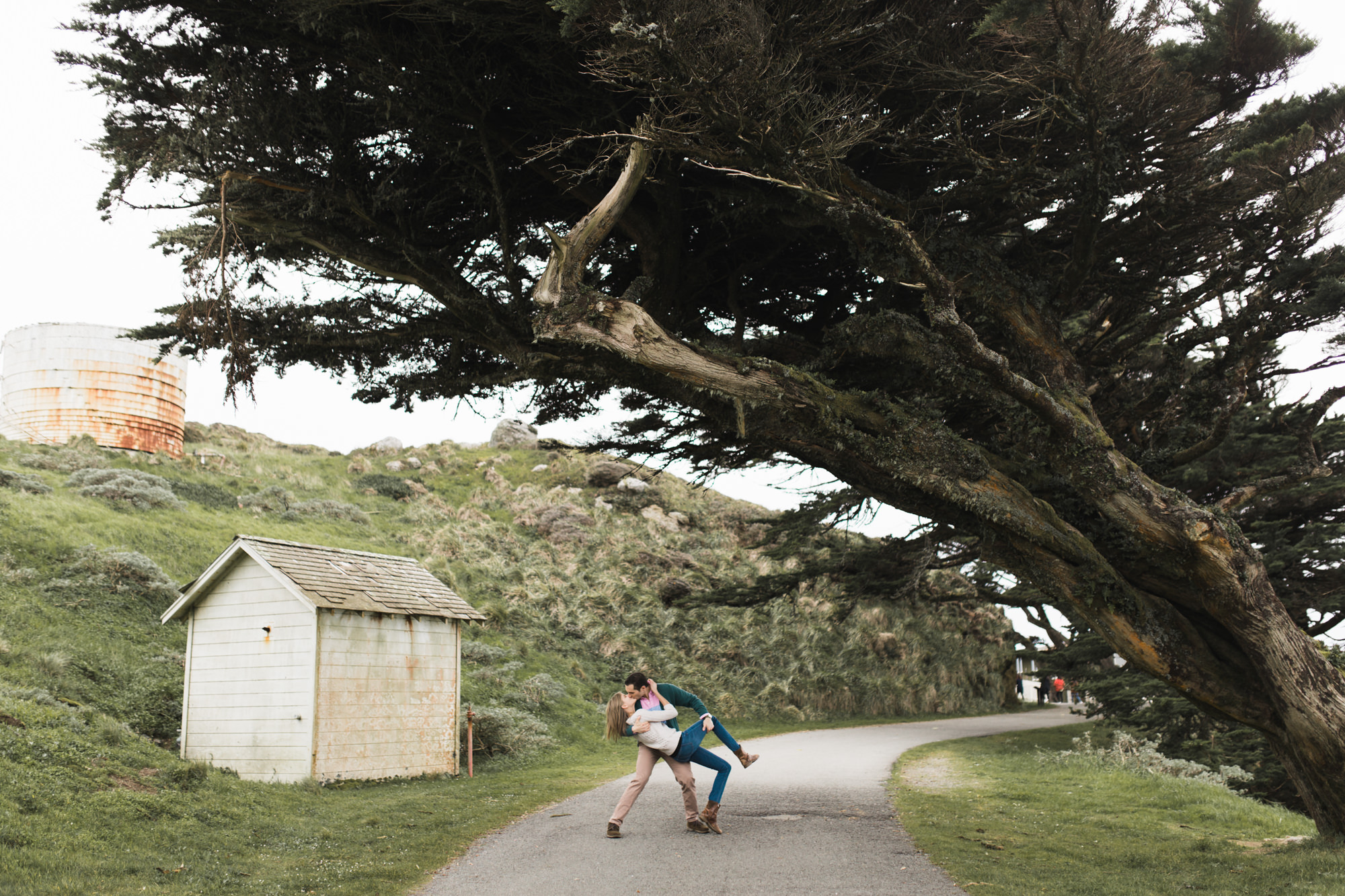 adventurous engagement photo session at point reyes national seashore // california wedding photographer // www.abbihearne.com