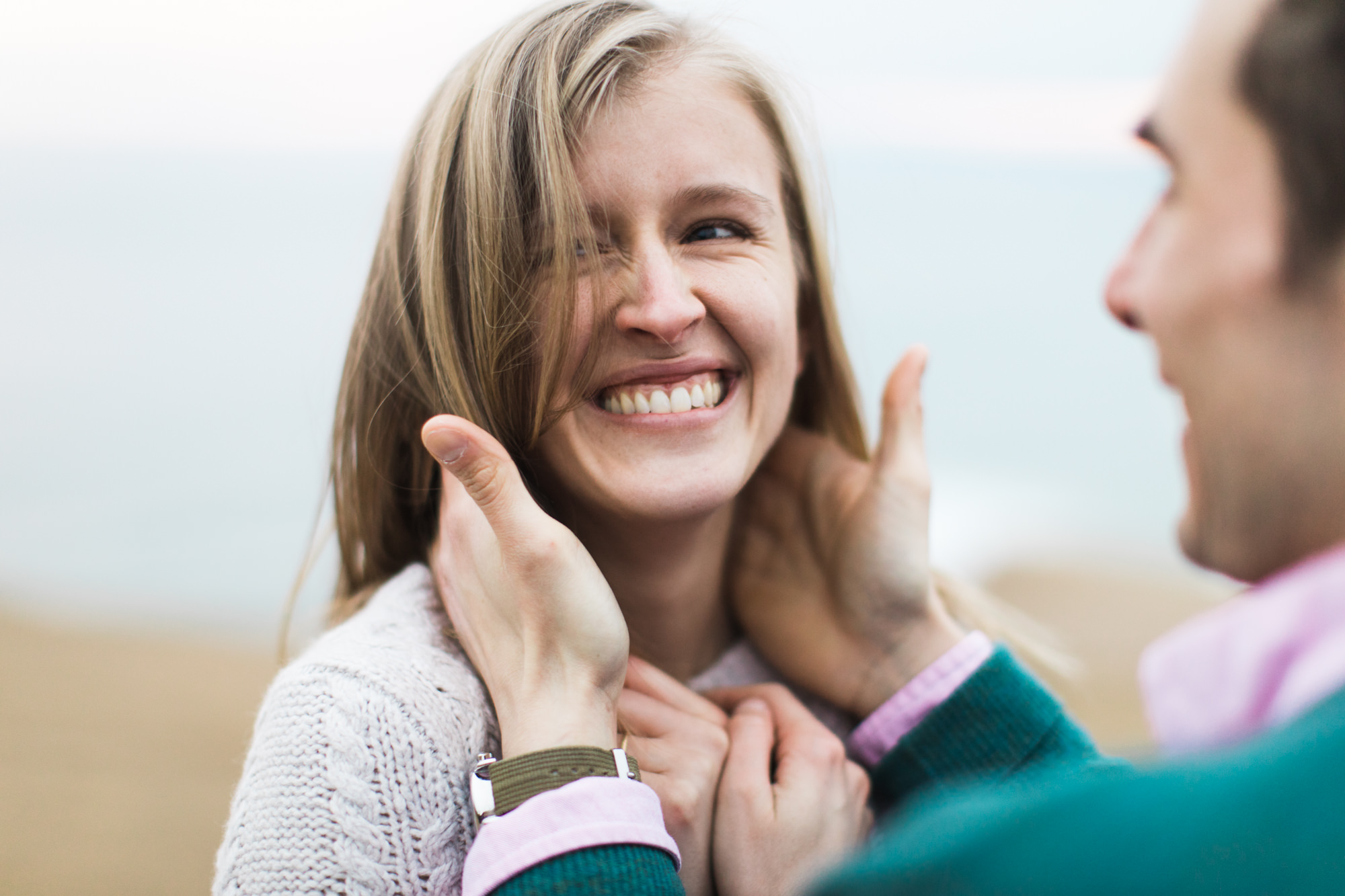 adventurous engagement photo session at point reyes national seashore // california wedding photographer // www.abbihearne.com