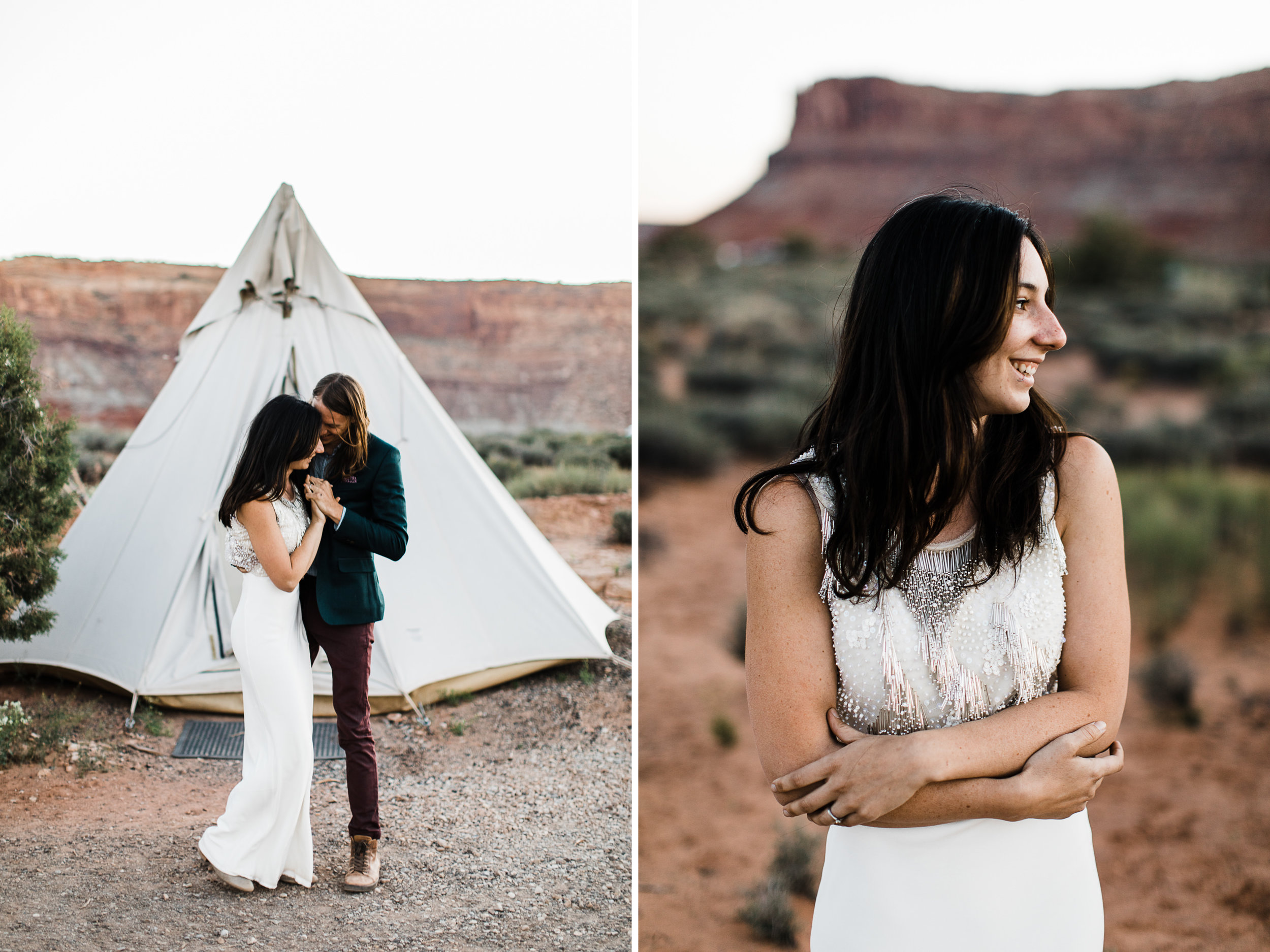 desert wedding inspiration | canyonlands national park | under canvas moab | utah adventure wedding photographer | www.thehearnes.com