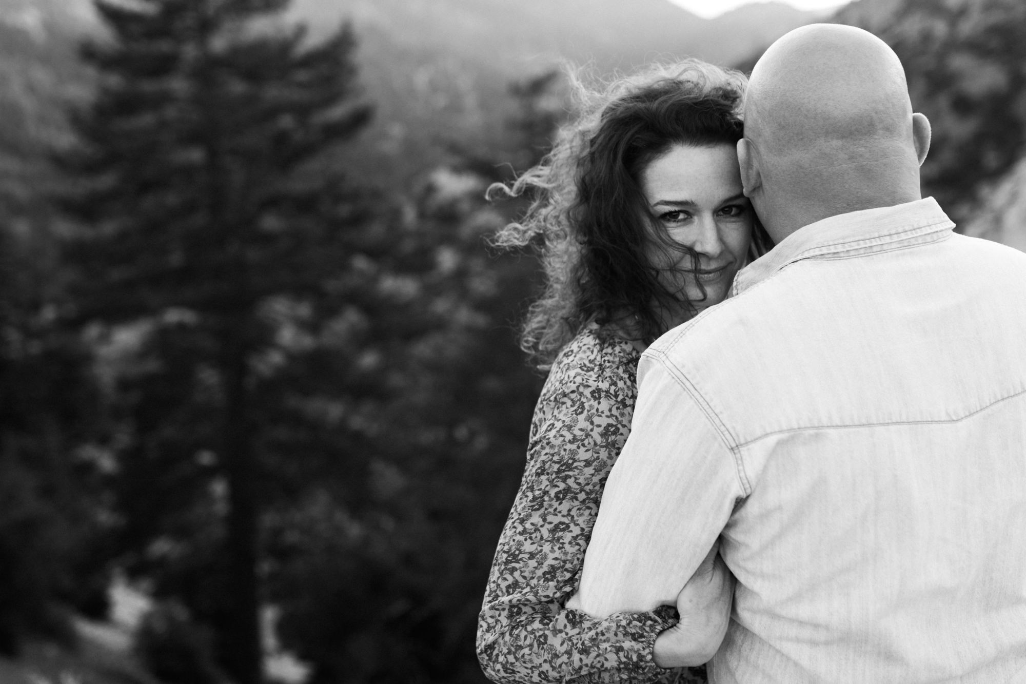 forest + mountains engagement session | california adventure ...