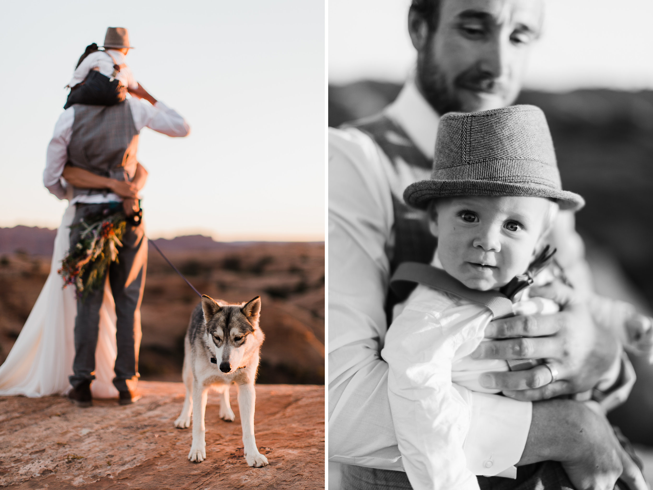 backyard wedding in Moab, Utah | Adventure Wedding Photography | www.thehearnes.com