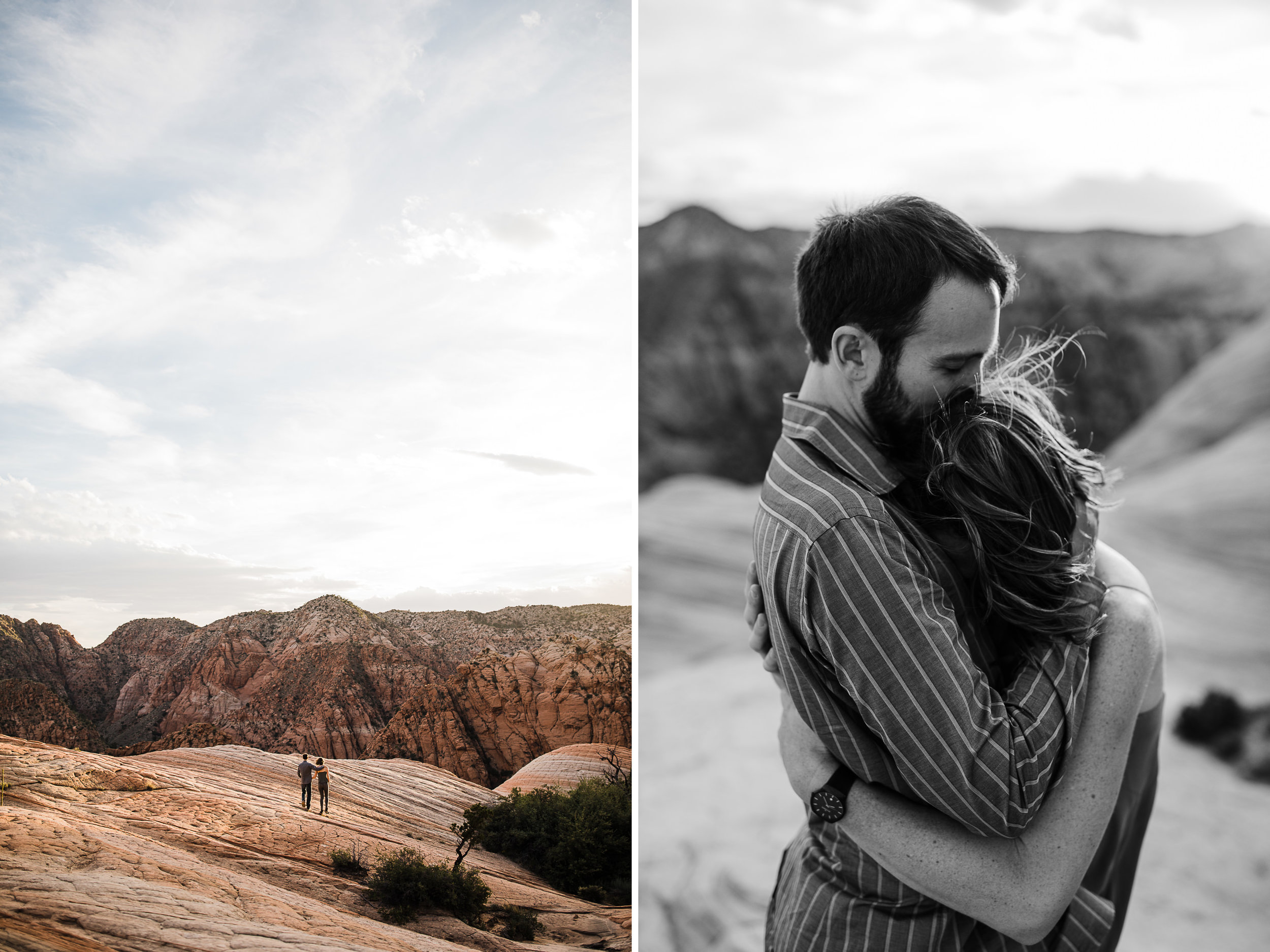 st.geoge desert engagement session | utah adventure wedding photographer | dixie national forest | www.thehearnes.com