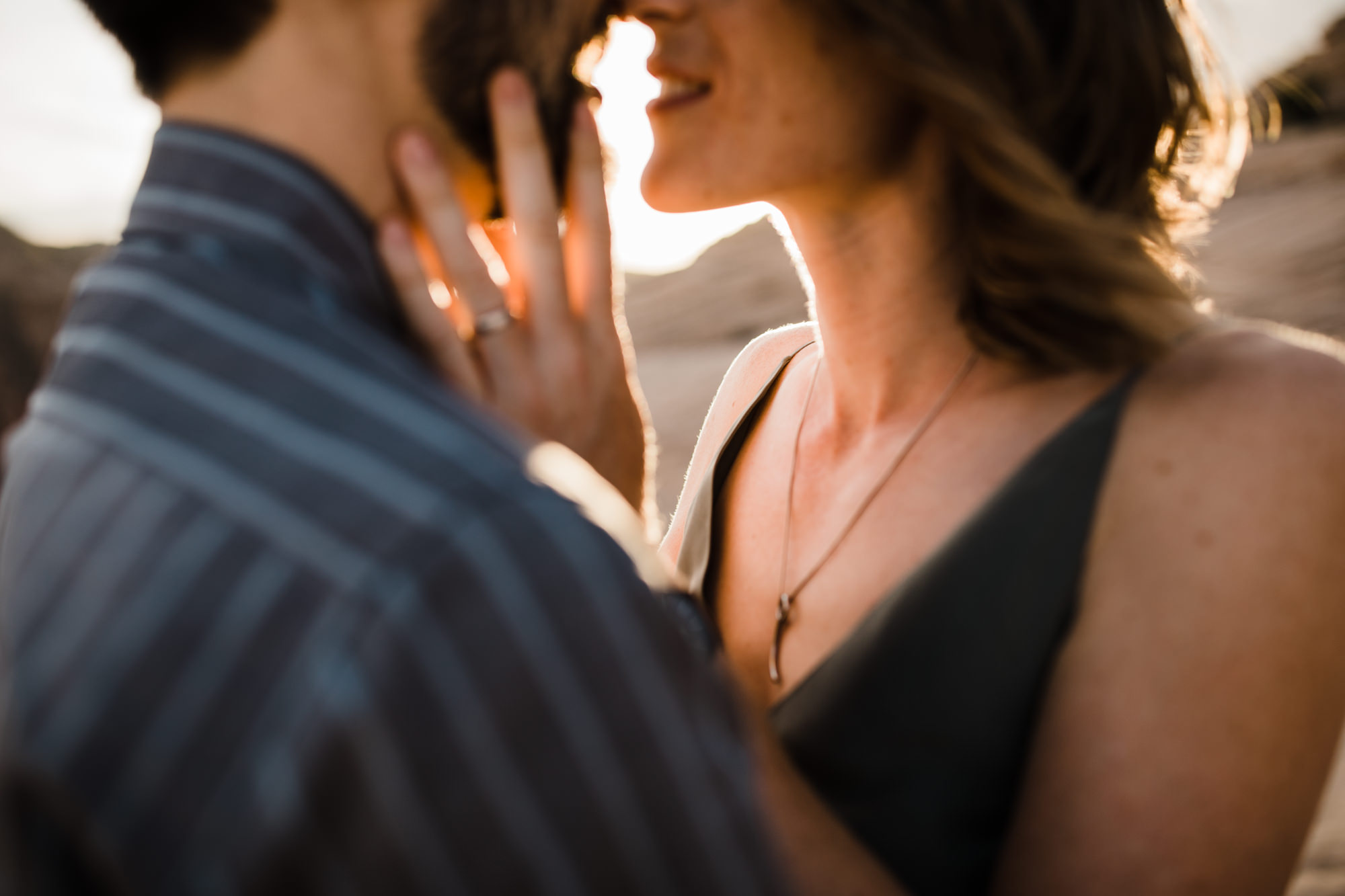 st.geoge desert engagement session | utah adventure wedding photographer | dixie national forest | www.thehearnes.com