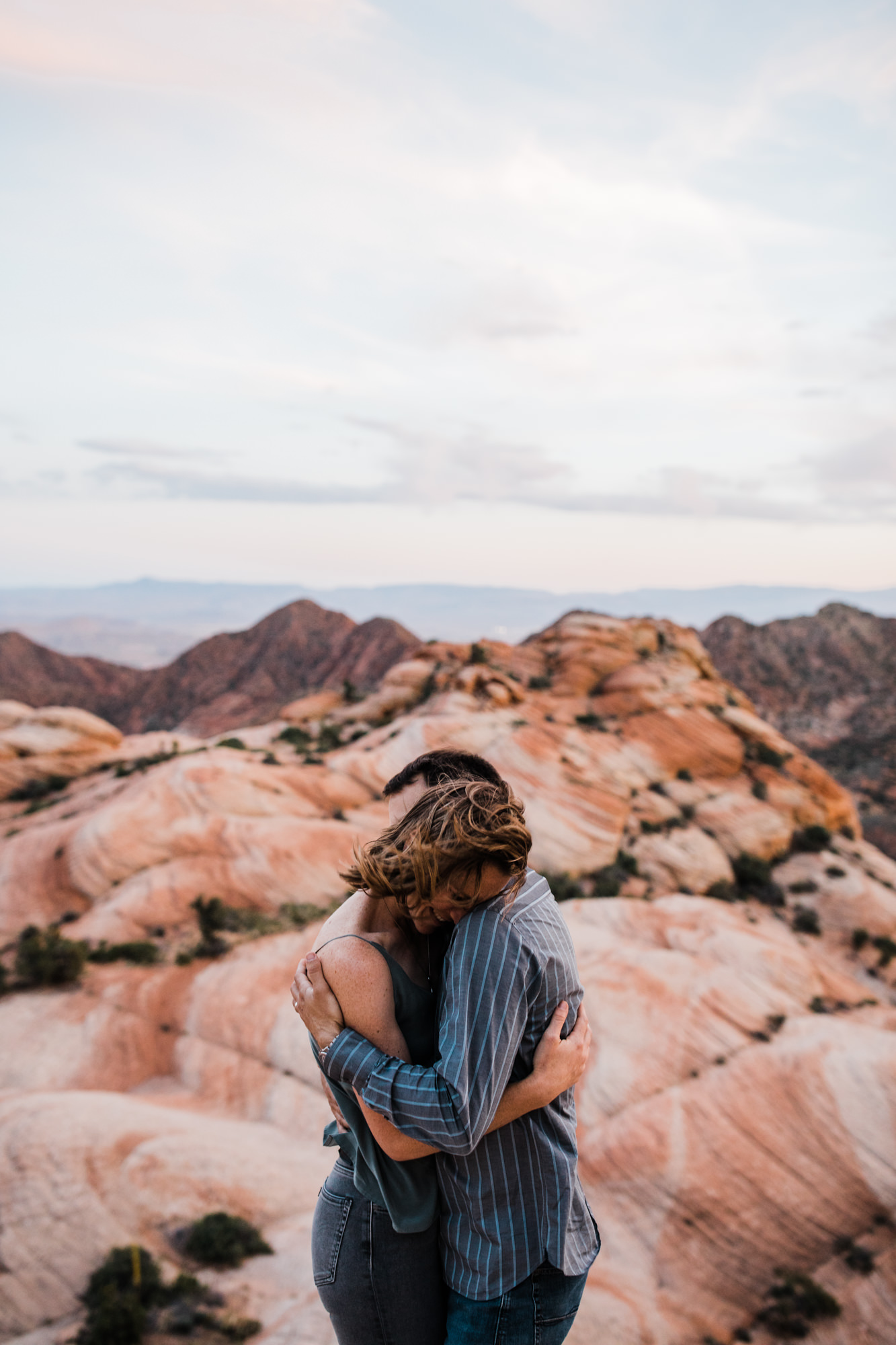 st.geoge desert engagement session | utah adventure wedding photographer | dixie national forest | www.thehearnes.com