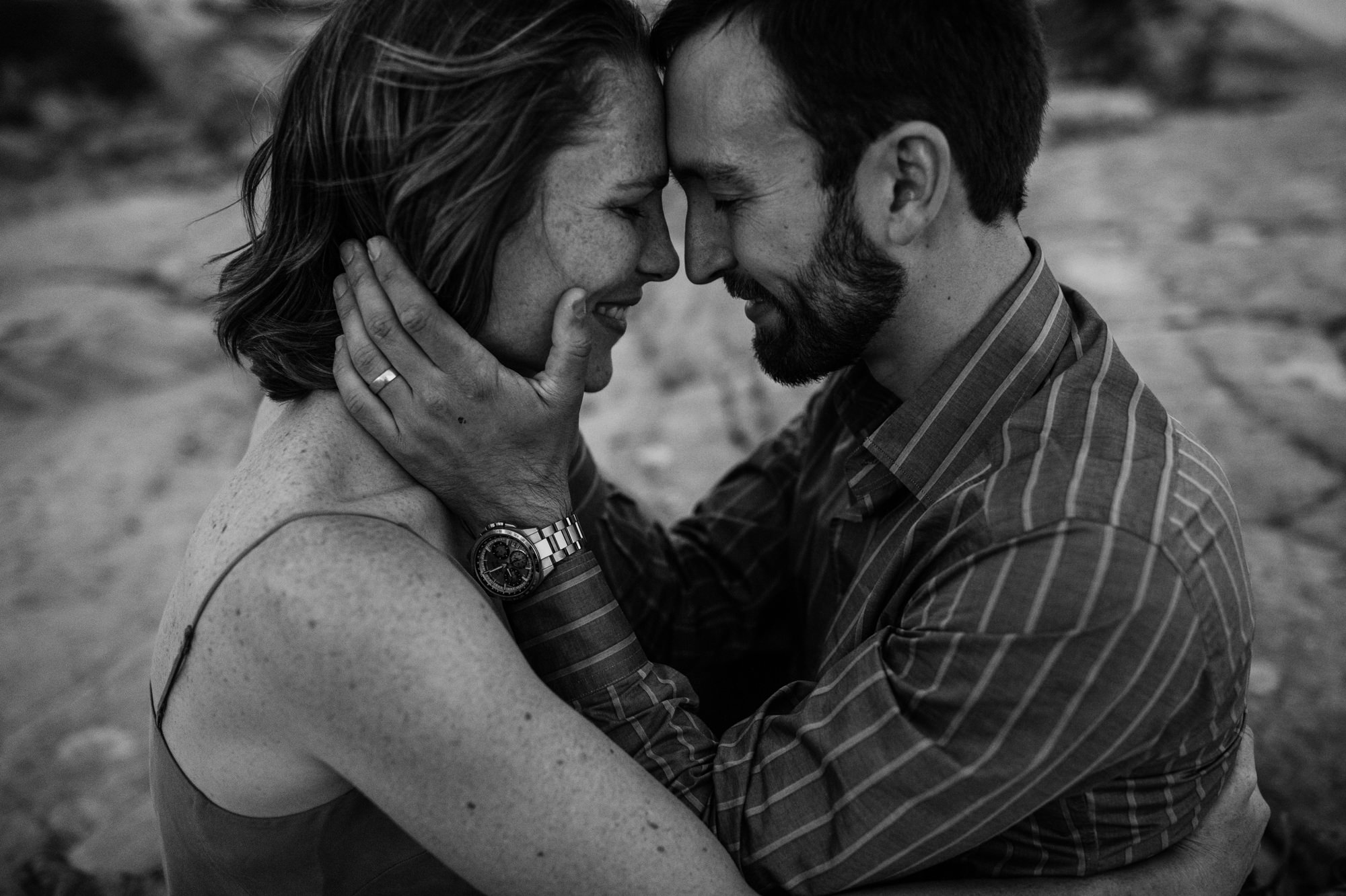 st.geoge desert engagement session | utah adventure wedding photographer | dixie national forest | www.thehearnes.com