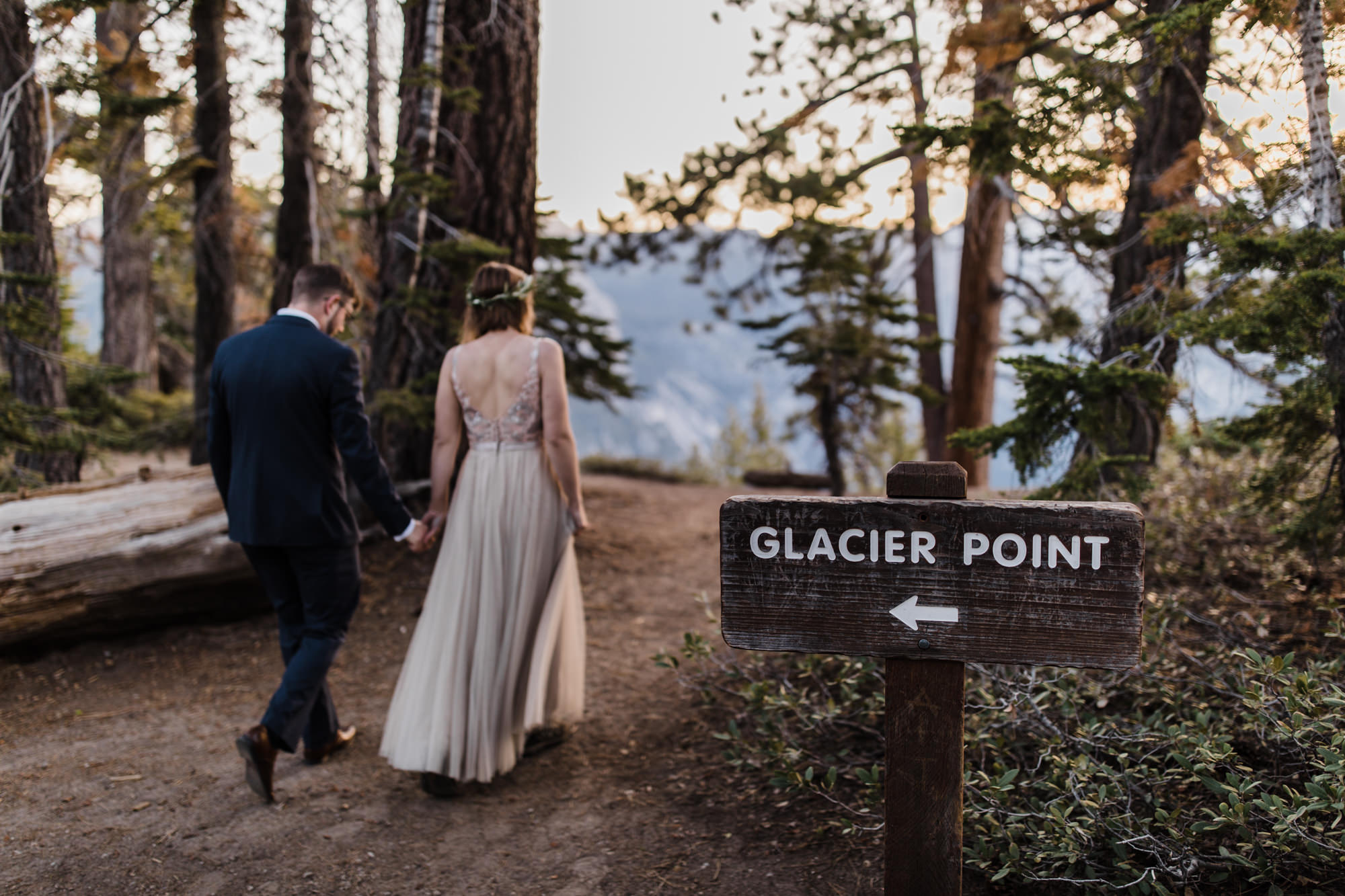 Kristin + Kevin's Yosemite National Park adventure wedding | sunrise first look at glacier point | elopement at taft point | california intimate wedding photographer