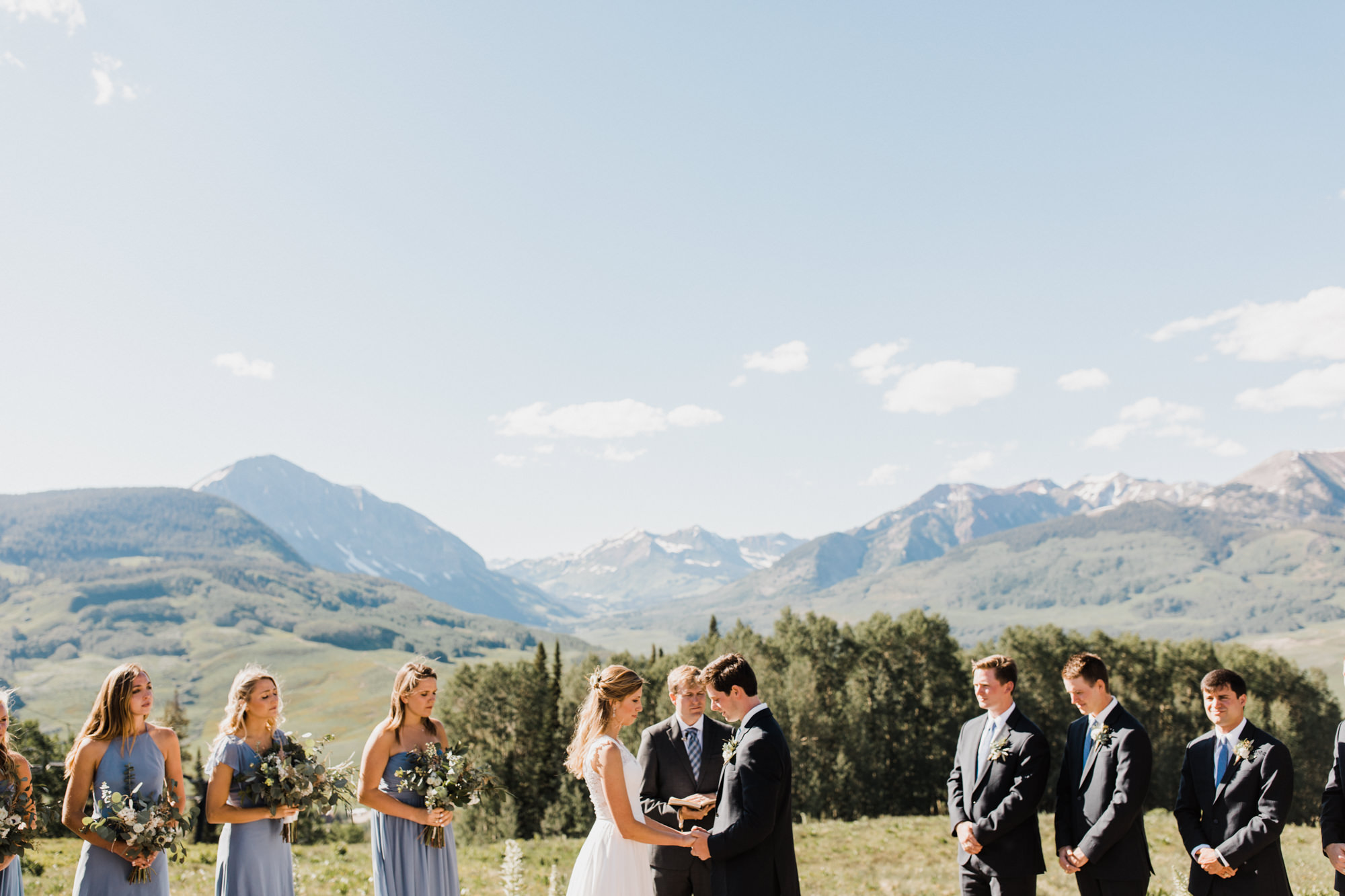 laurann + matt's intimate wedding | ten peaks ceremony site | crested butte mountain resort | colorado wedding photographer | the hearnes adventure photography