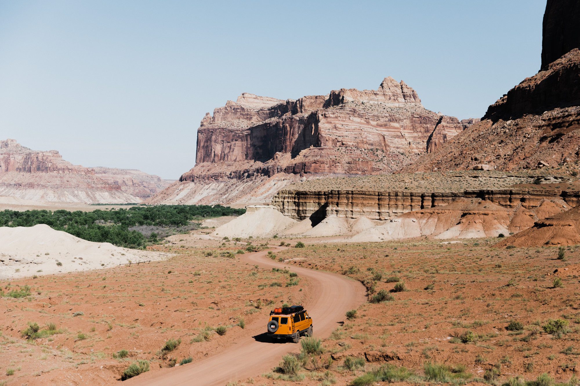 bri + keith madia | van life in the utah desert | never leave the dogs behind | the hearnes adventure photography for ruffwear | www.thehearnes.com