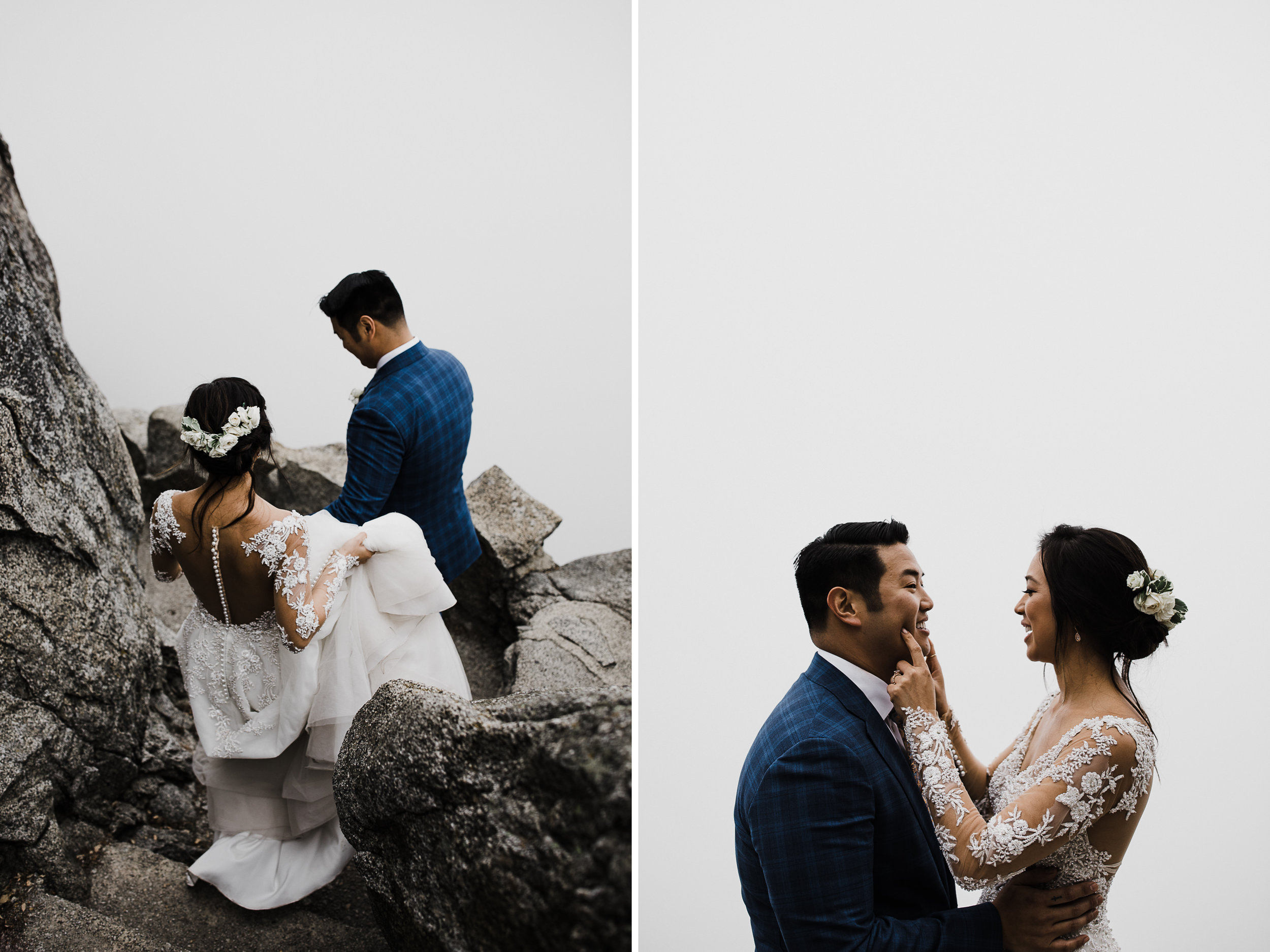 sequoia national park | foggy intimate wedding day in a giant forest | california adventure elopement photographer | the hearnes adventure photography | www.thehearnes.com