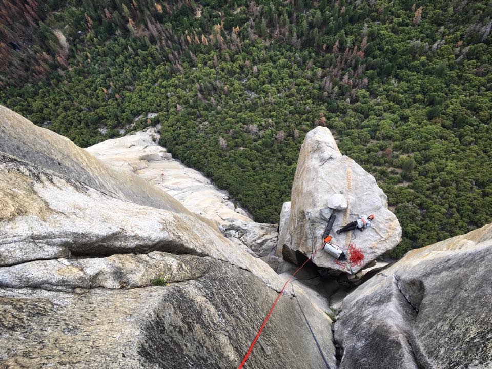 callen's off day activity in yosemite national park - climbing el capitan