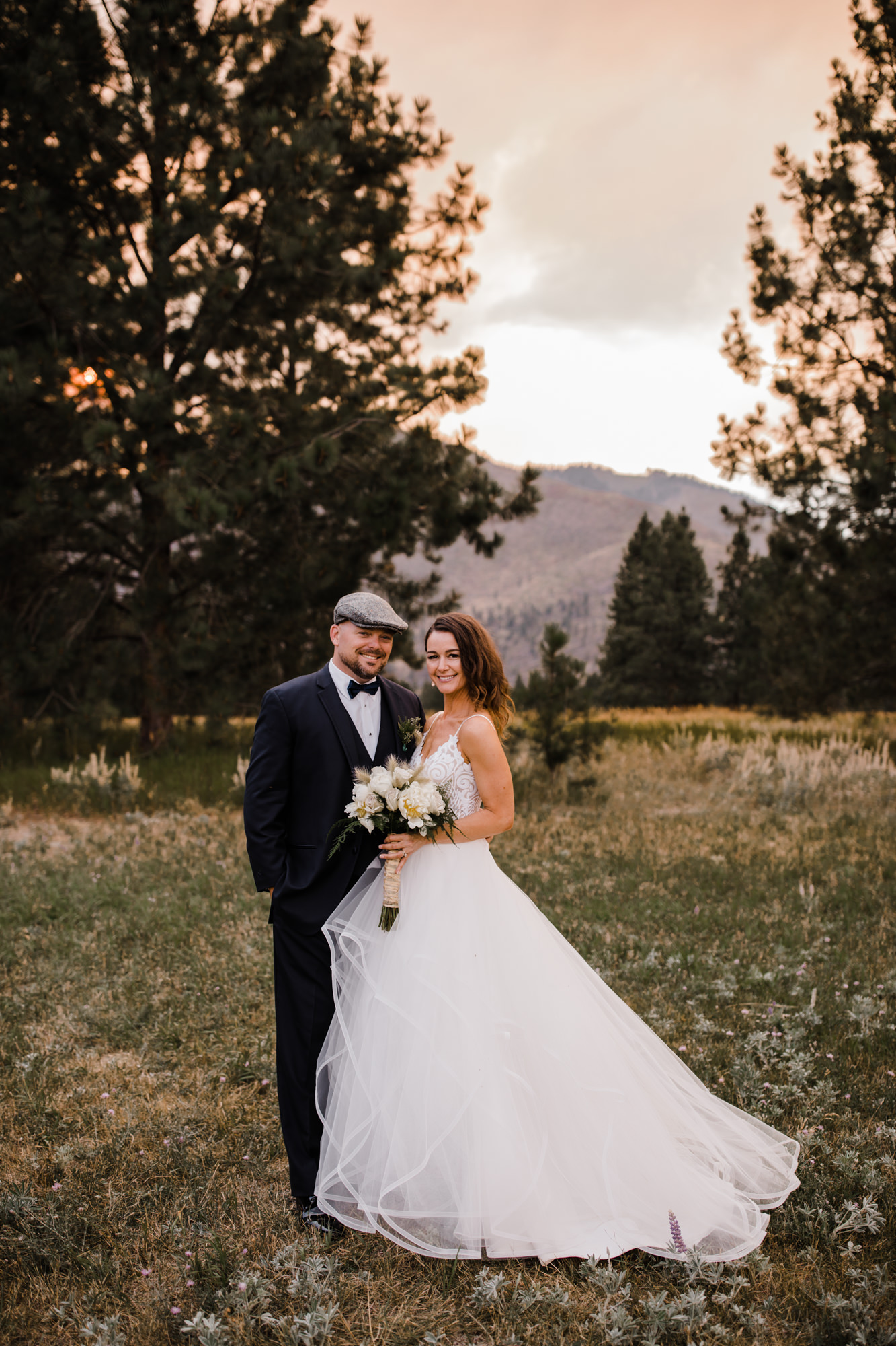 april + aran's adventurous wedding on the clark fork river | white raven wedding + event center | montana wedding photographer