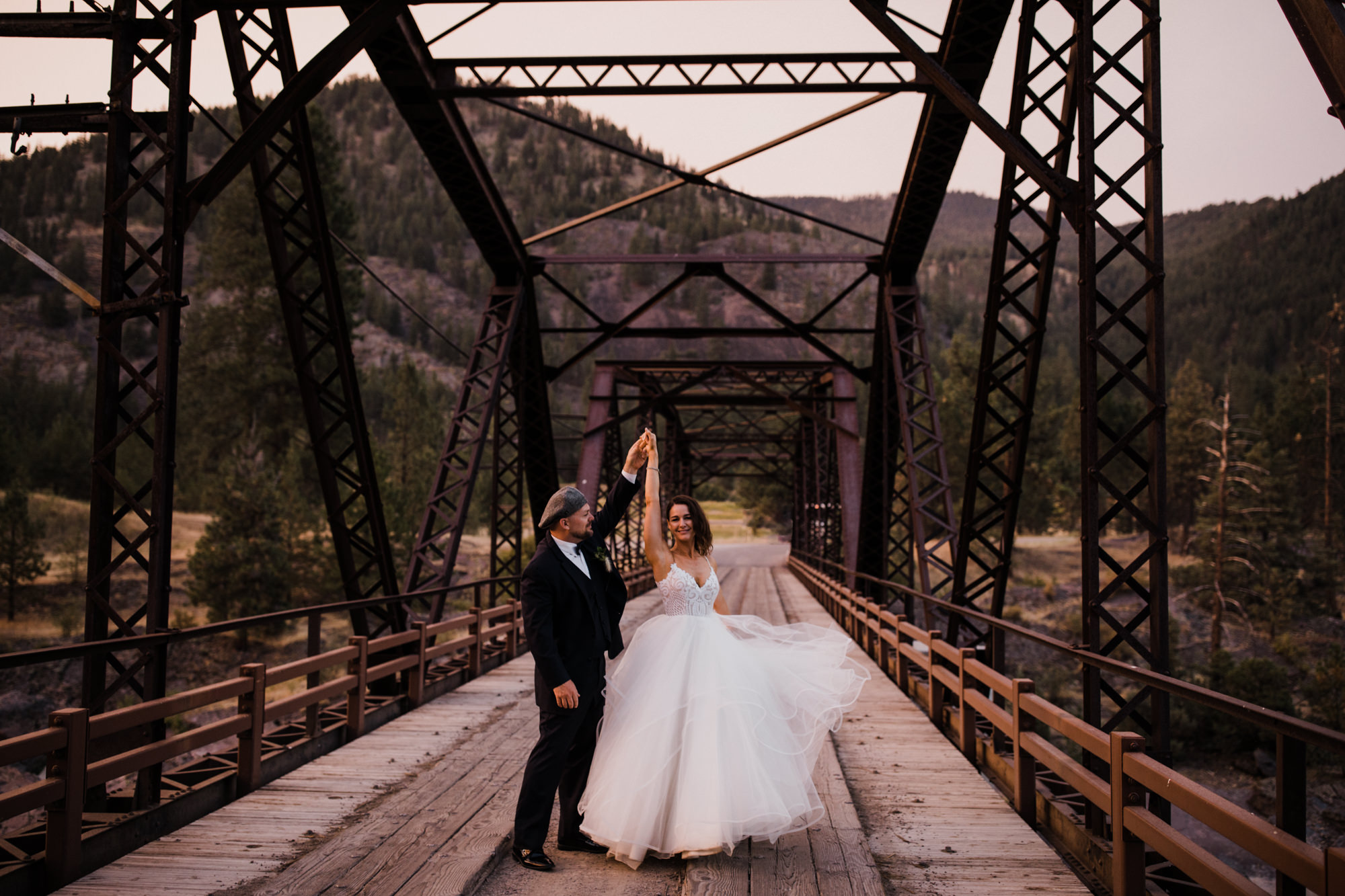 april + aran's adventurous wedding on the clark fork river | white raven wedding + event center | montana wedding photographer