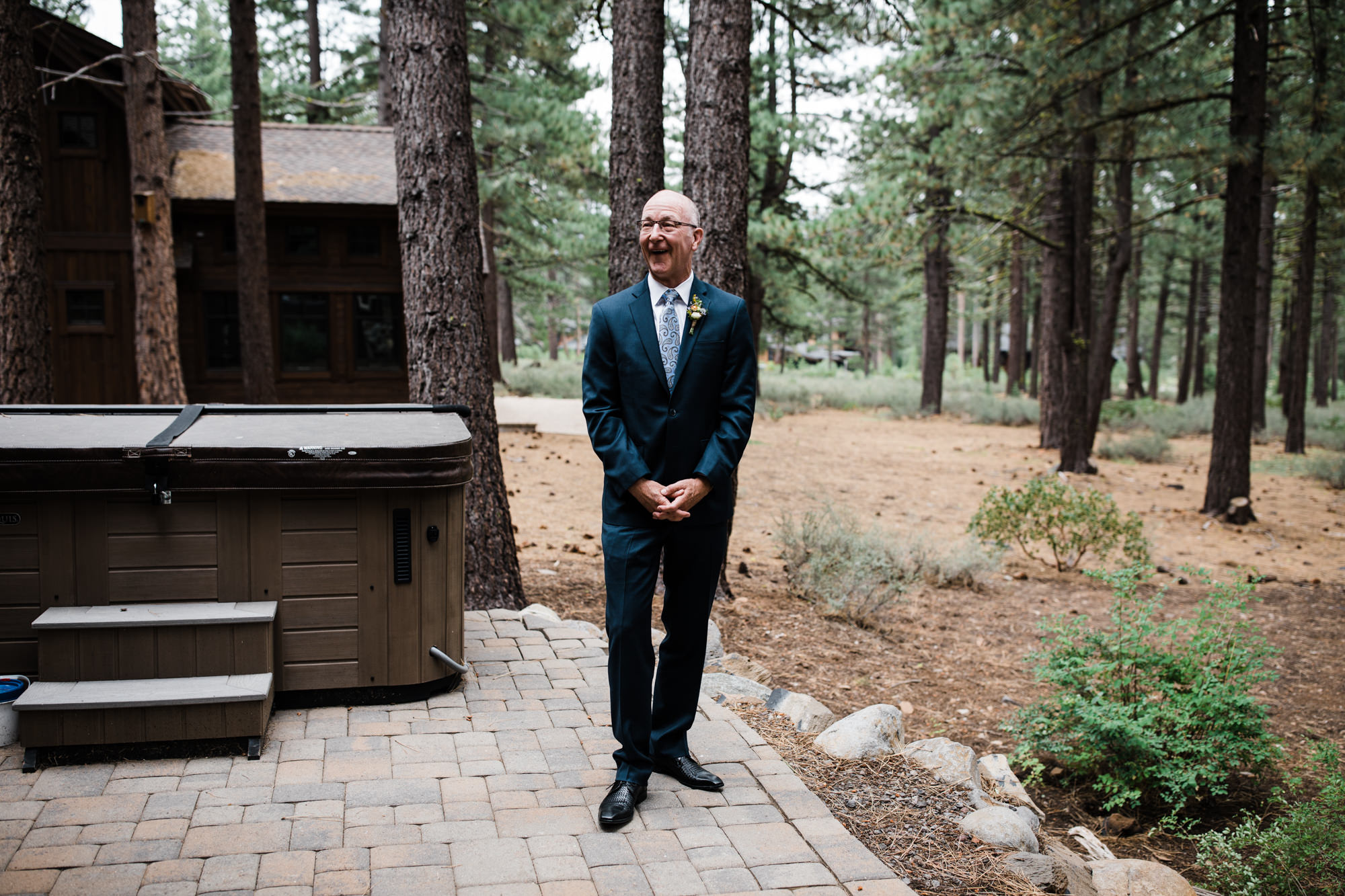 megan + zach's adventurous woodland wedding in truckee, california | romantic rainy wedding day inspiration | lake tahoe wedding photographer | www.thehearnes.com