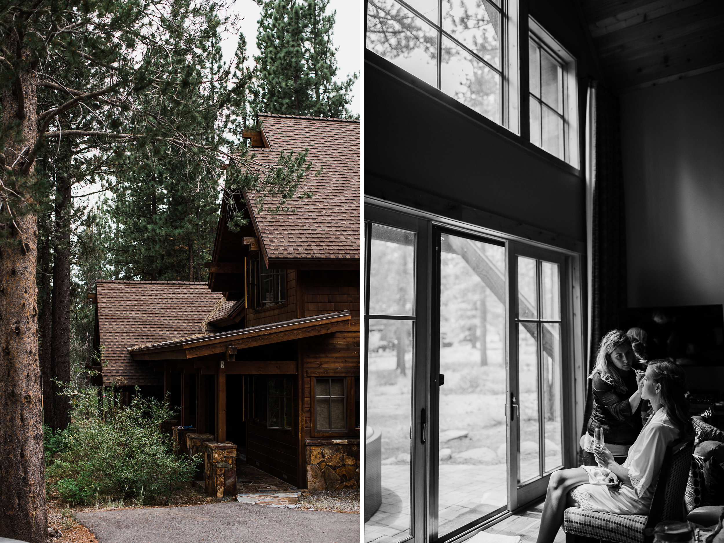 megan + zach's adventurous woodland wedding in truckee, california | romantic rainy wedding day inspiration | lake tahoe wedding photographer | www.thehearnes.com