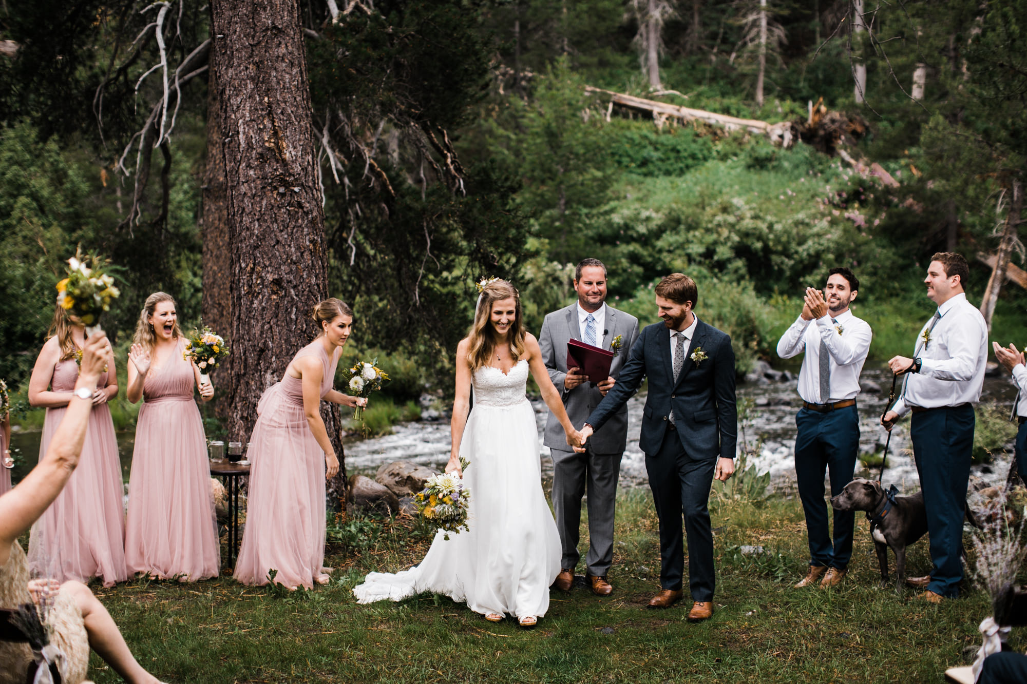 megan + zach's adventurous woodland wedding in truckee, california | romantic rainy wedding day inspiration | lake tahoe wedding photographer | www.thehearnes.com