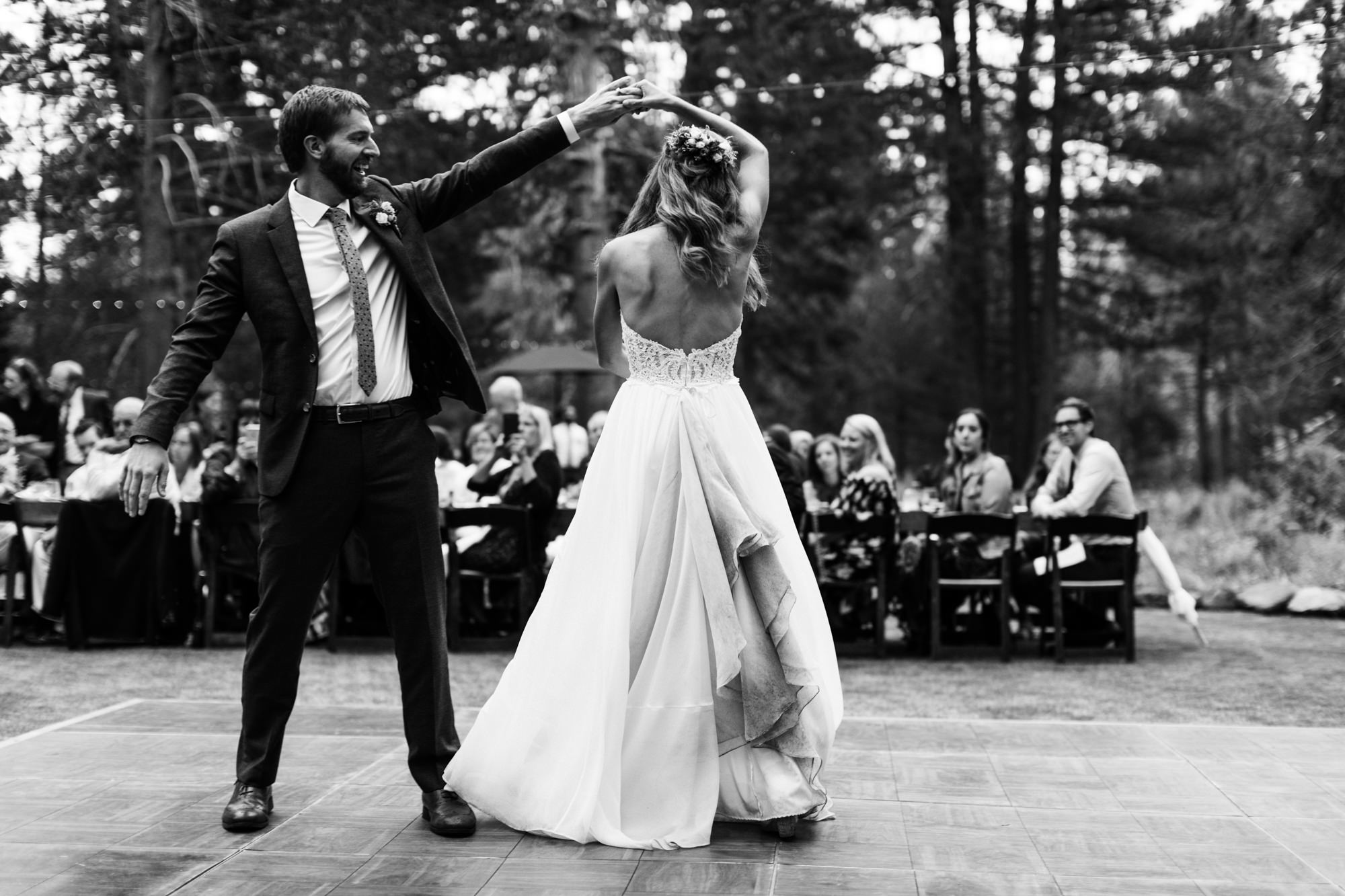 megan + zach's adventurous woodland wedding in truckee, california | romantic rainy wedding day inspiration | lake tahoe wedding photographer | www.thehearnes.com