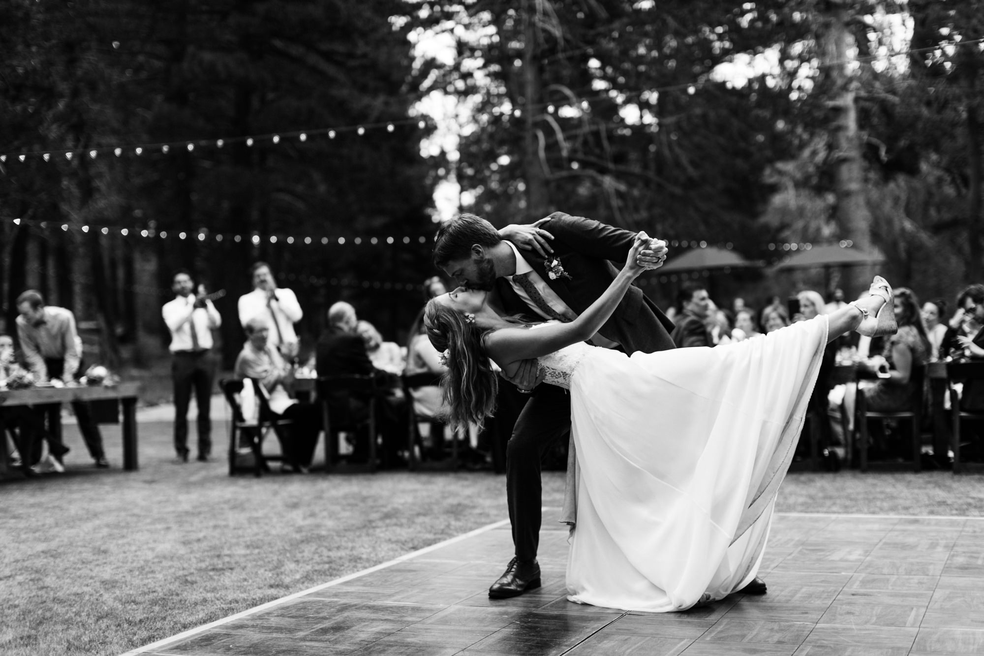 megan + zach's adventurous woodland wedding in truckee, california | romantic rainy wedding day inspiration | lake tahoe wedding photographer | www.thehearnes.com