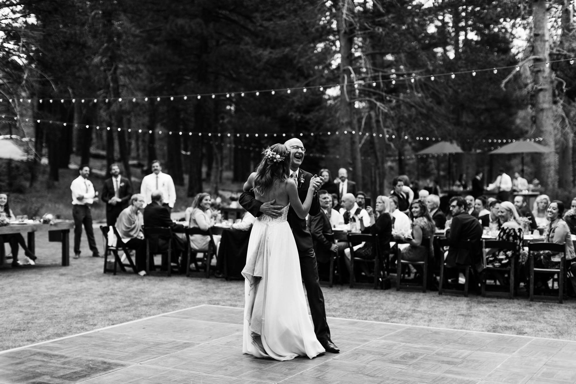 megan + zach's adventurous woodland wedding in truckee, california | romantic rainy wedding day inspiration | lake tahoe wedding photographer | www.thehearnes.com