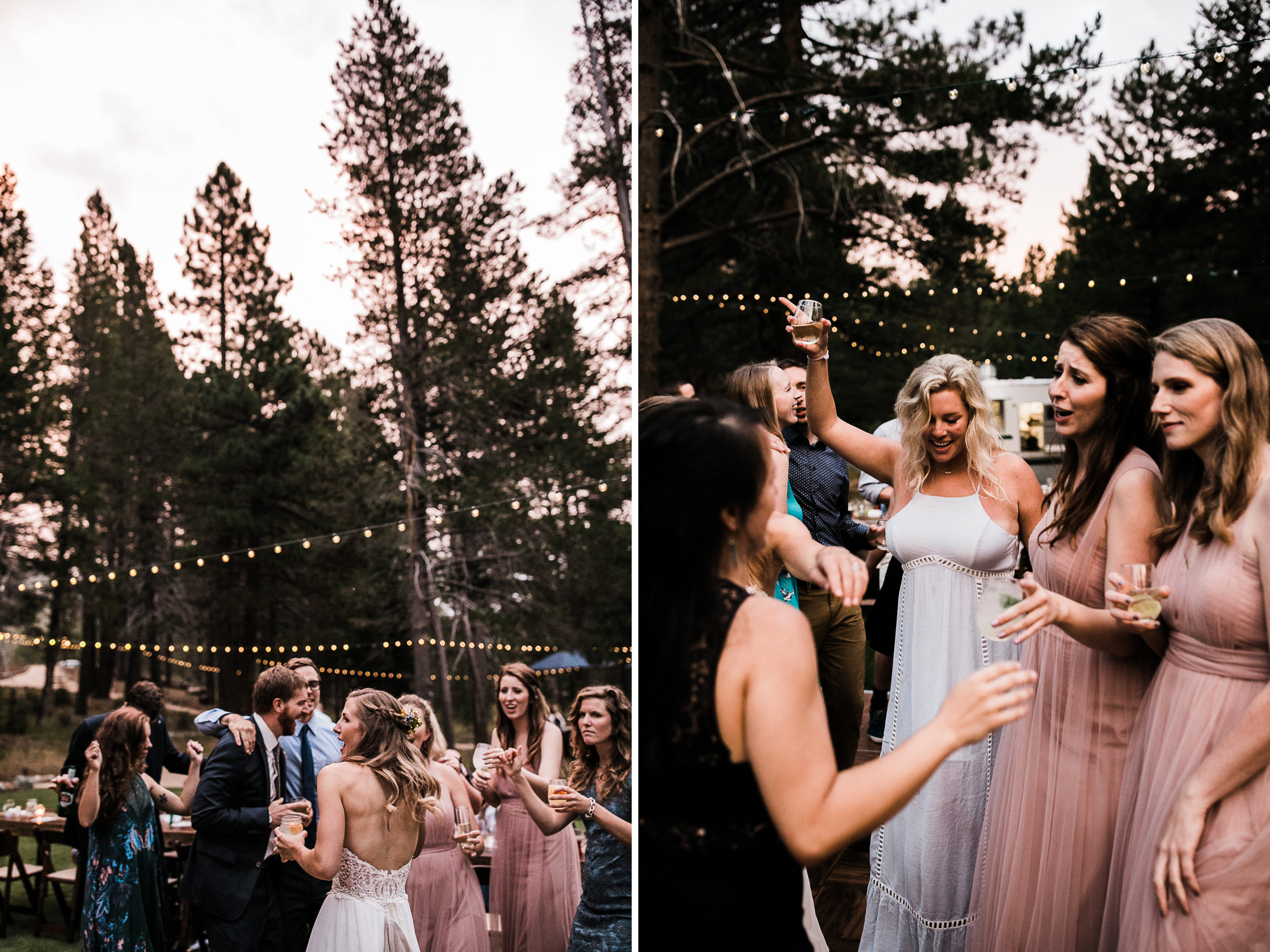 megan + zach's adventurous woodland wedding in truckee, california | romantic rainy wedding day inspiration | lake tahoe wedding photographer | www.thehearnes.com