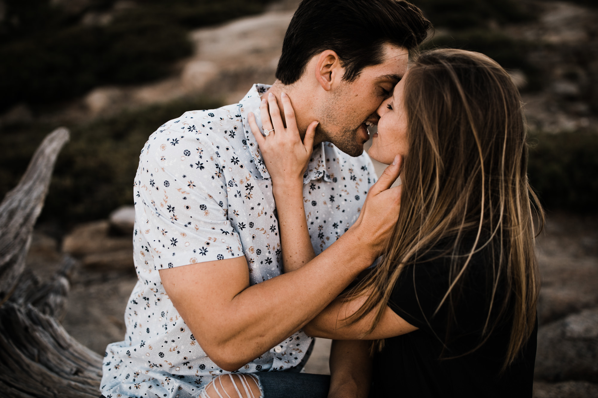 morgan+ christian's adventurous mountain engagement session | donner pass + donner lake | truckee, california wedding photographer | the hearnes adventure photography | www.thehearnes.com