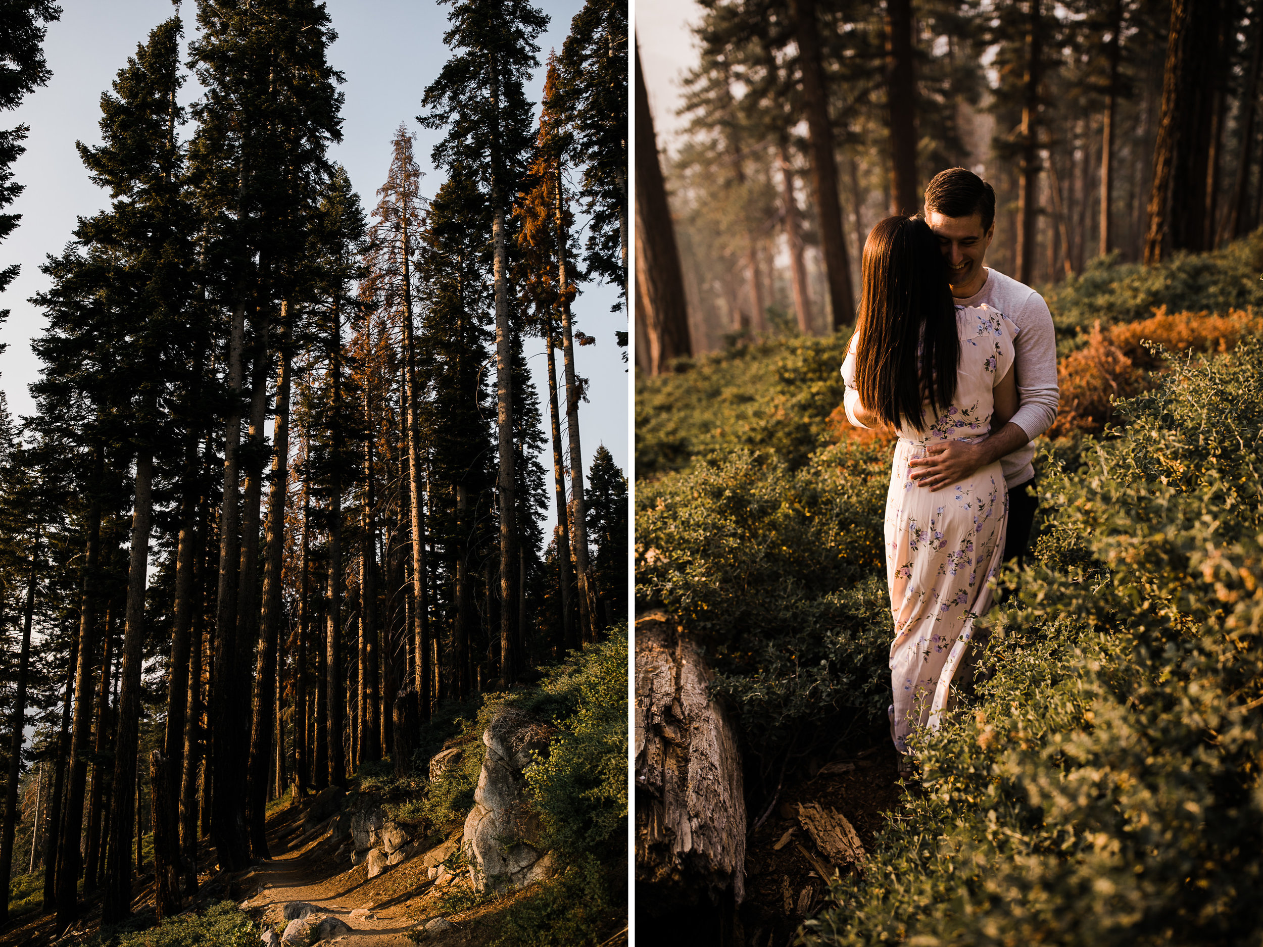 janet + paul's adventurous engagement session | glacier point, yosemite national park | destination elopement photographer | the hearnes adventure photography | www.thehearnes.com