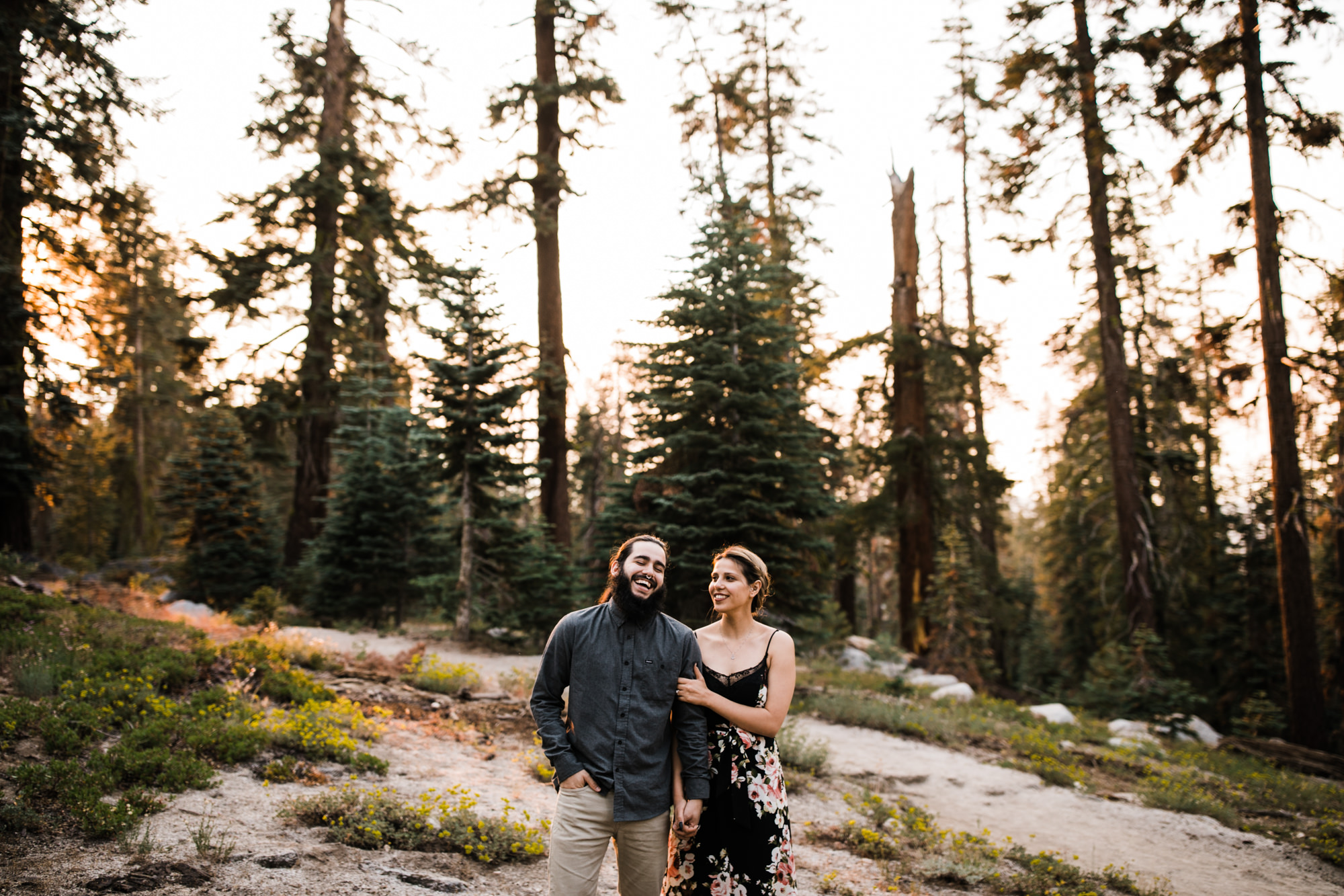 stephany + anthony's adventurous engagement session | taft point, yosemite national park | destination elopement photographer | the hearnes adventure photography | www.thehearnes.com