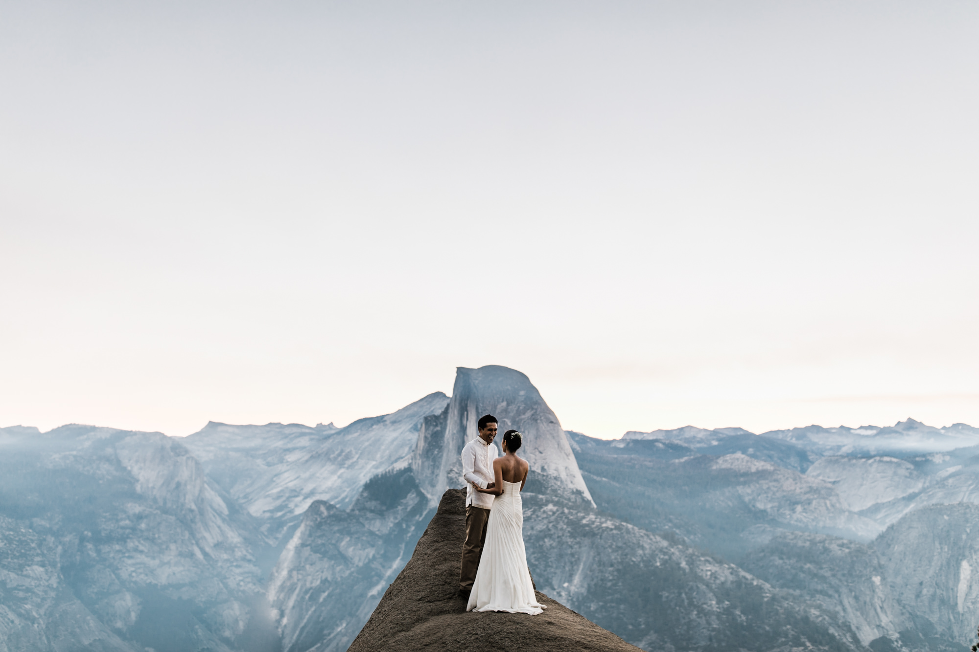 lin + earvin's intimate yosemite wedding | sunrise ceremony at glacier point | reception at the redwoods in wawona | the hearnes adventure photography | www.thehearnes.com