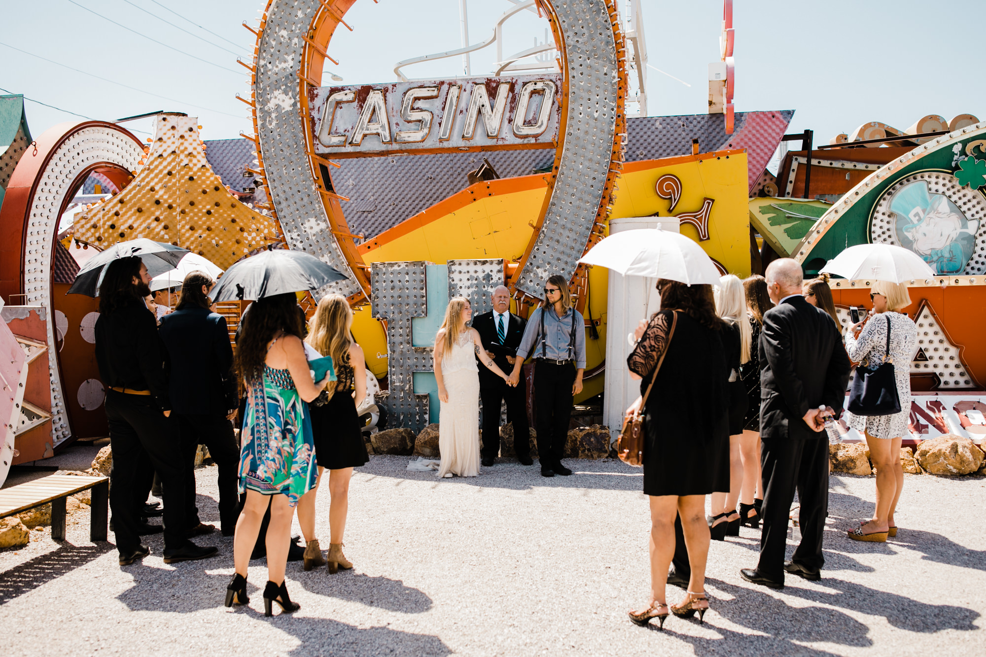 megan + zach's las vegas elopement at the neon museum | sunset wedding portraits at zion national park | utah adventure wedding photographer | the hearnes adventure photography | www.thehearnes.com