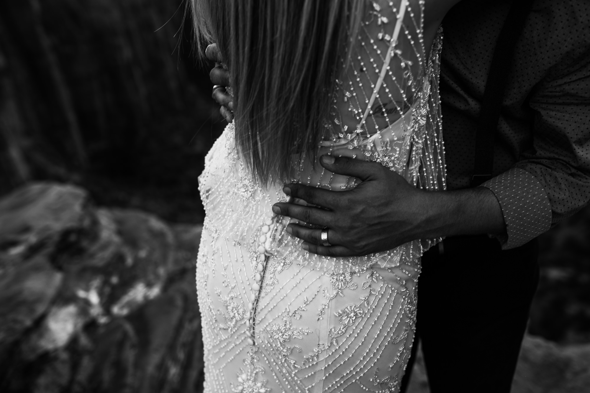 las vegas elopement at the neon museum | bhldn bride | sunset wedding portraits at zion national park | utah adventure wedding photographer | the hearnes adventure photography | www.thehearnes.com