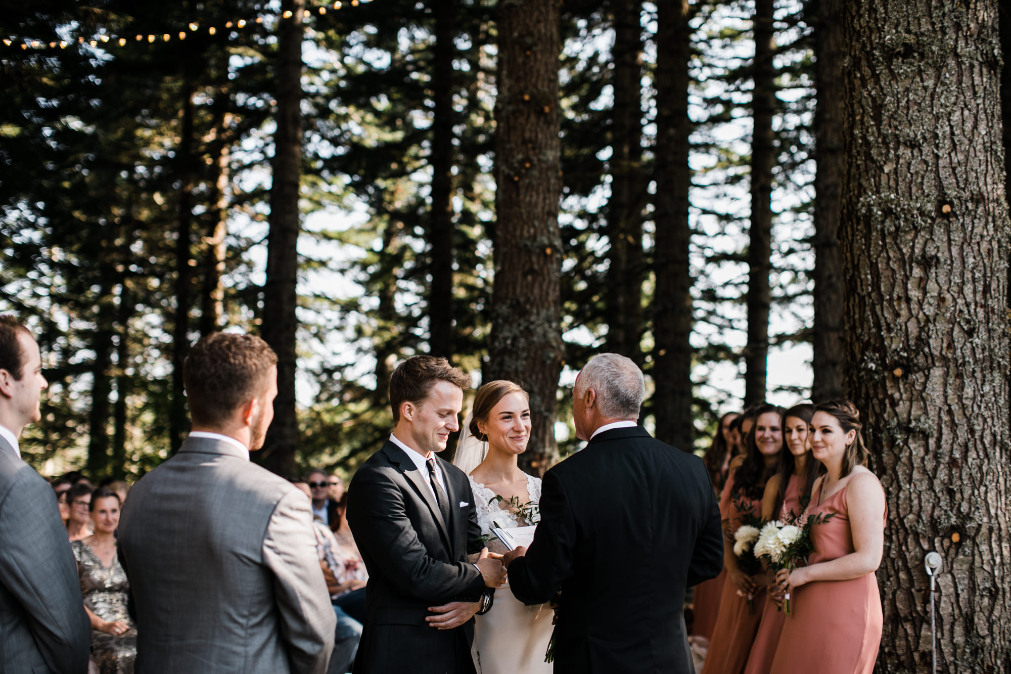 jena + kyler's treehouse wedding | outdoor reception under the stars | washington adventure wedding photographer | the hearnes adventure wedding photography | www.thehearnes.com