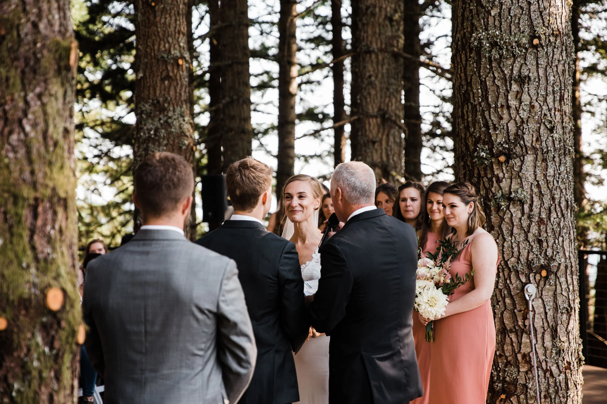 jena + kyler's treehouse wedding | outdoor reception under the stars | washington adventure wedding photographer | the hearnes adventure wedding photography | www.thehearnes.com