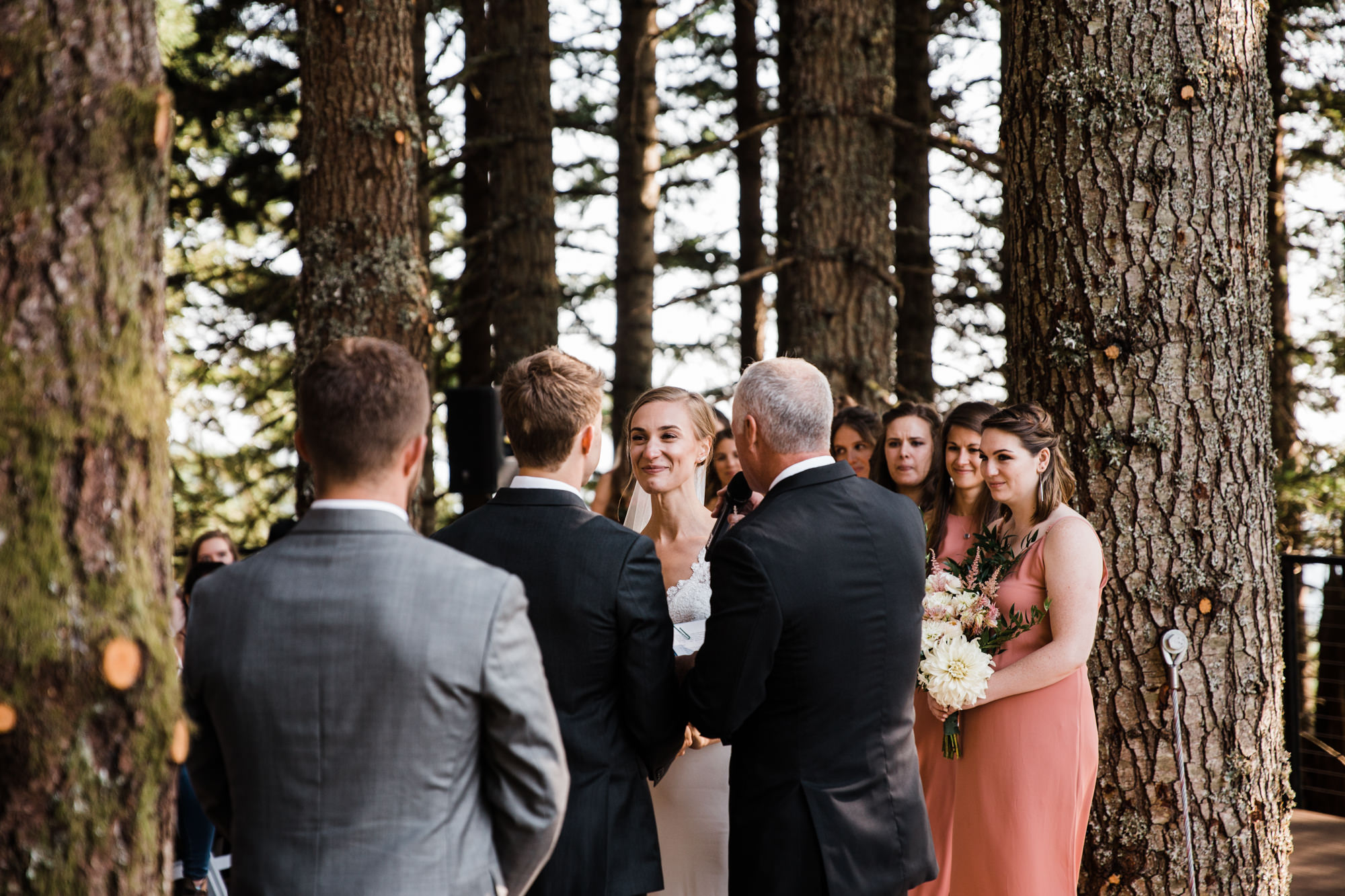 jena + kyler's treehouse wedding | outdoor reception under the stars | washington adventure wedding photographer | the hearnes adventure wedding photography | www.thehearnes.com