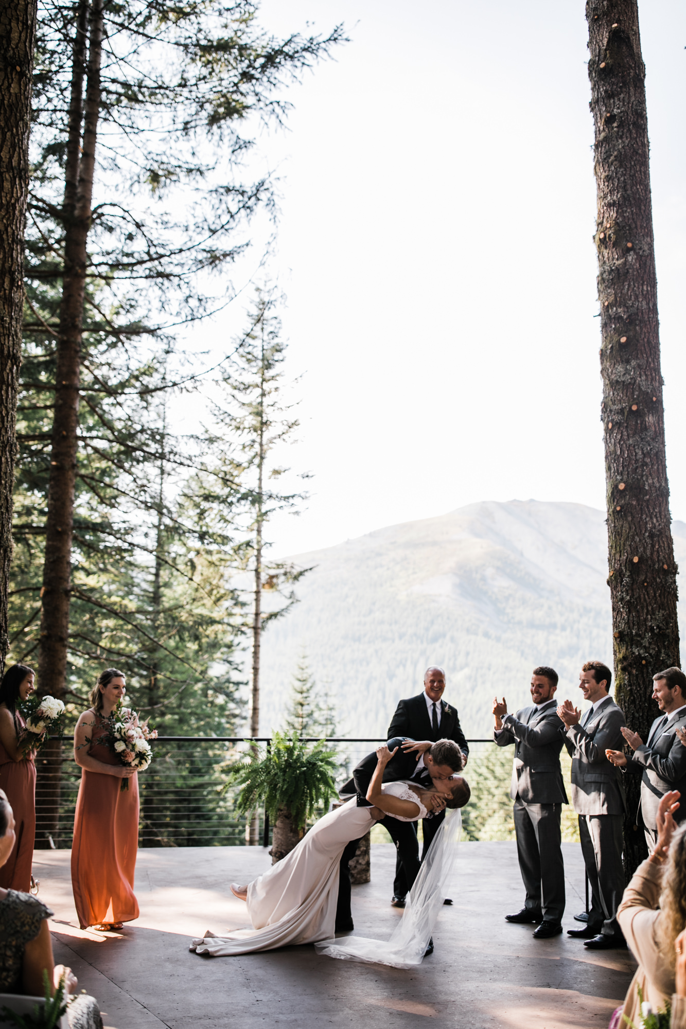 jena + kyler's treehouse wedding | outdoor reception under the stars | washington adventure wedding photographer | the hearnes adventure wedding photography | www.thehearnes.com