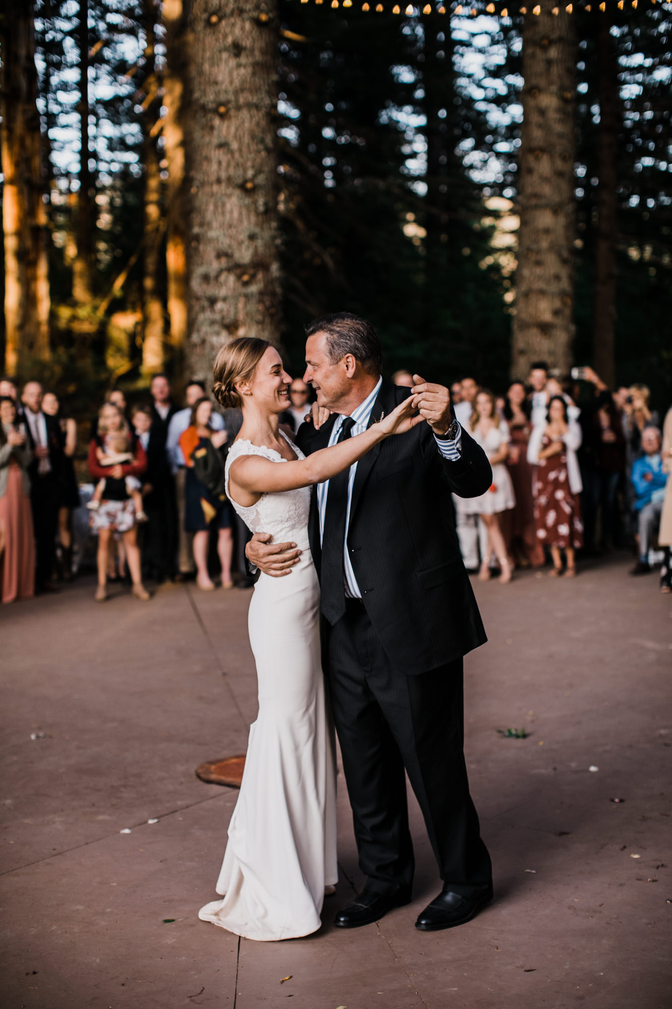 jena + kyler's treehouse wedding | outdoor reception under the stars | washington adventure wedding photographer | the hearnes adventure wedding photography | www.thehearnes.com