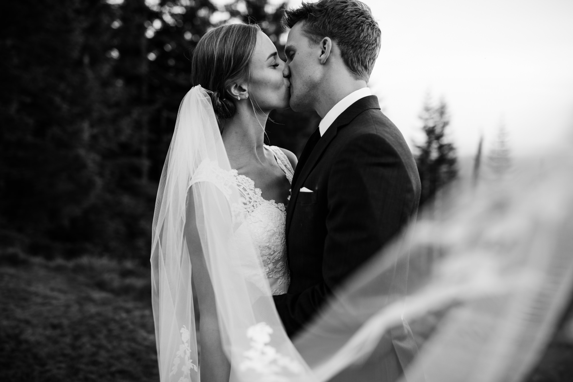 jena + kyler's treehouse wedding | outdoor reception under the stars | washington adventure wedding photographer | the hearnes adventure wedding photography | www.thehearnes.com