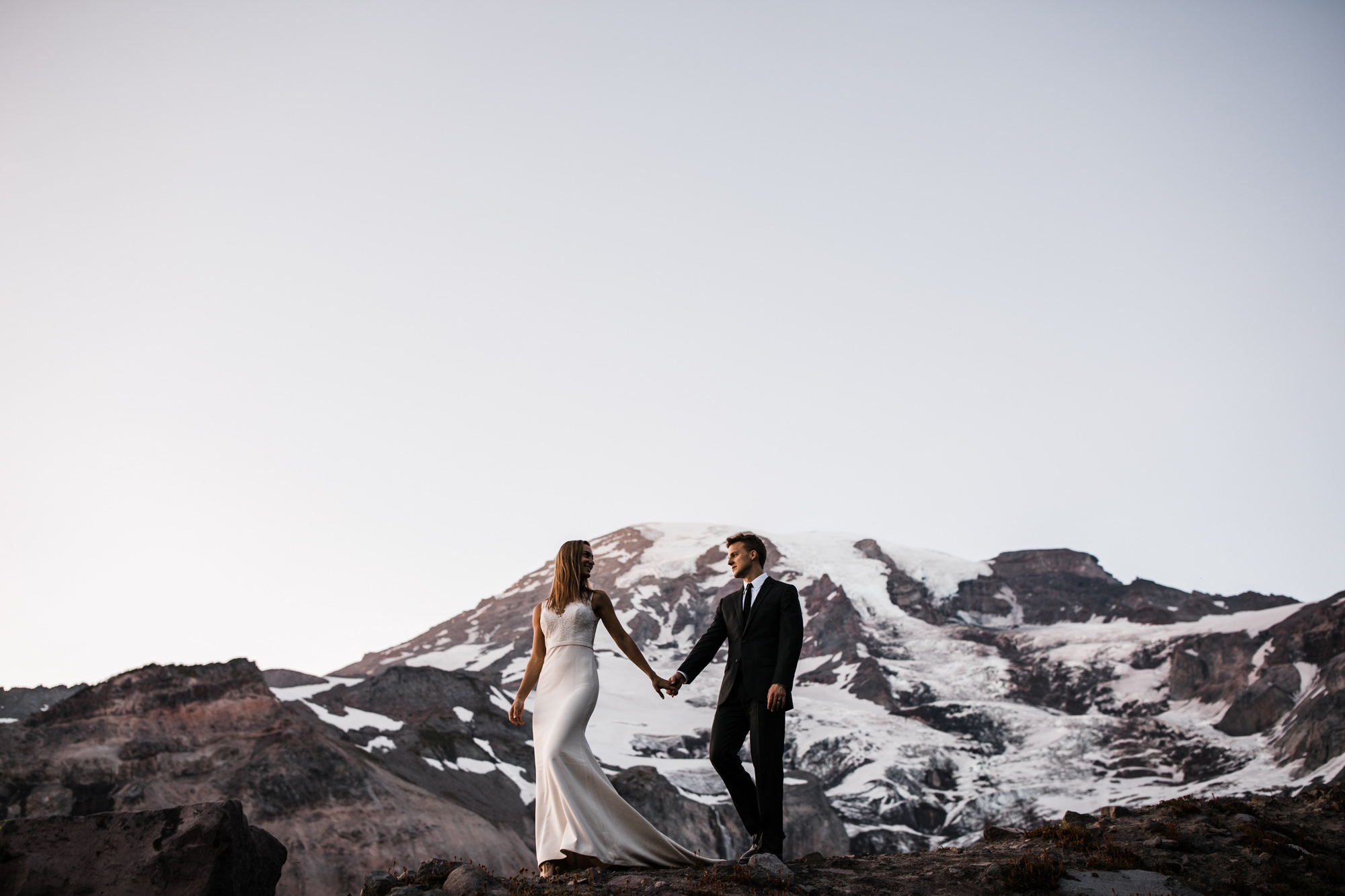 jena + kyler's wedding day-after session in mount rainier national park | washington adventure wedding photographer | the hearnes adventure photography | www.thehearnes.com