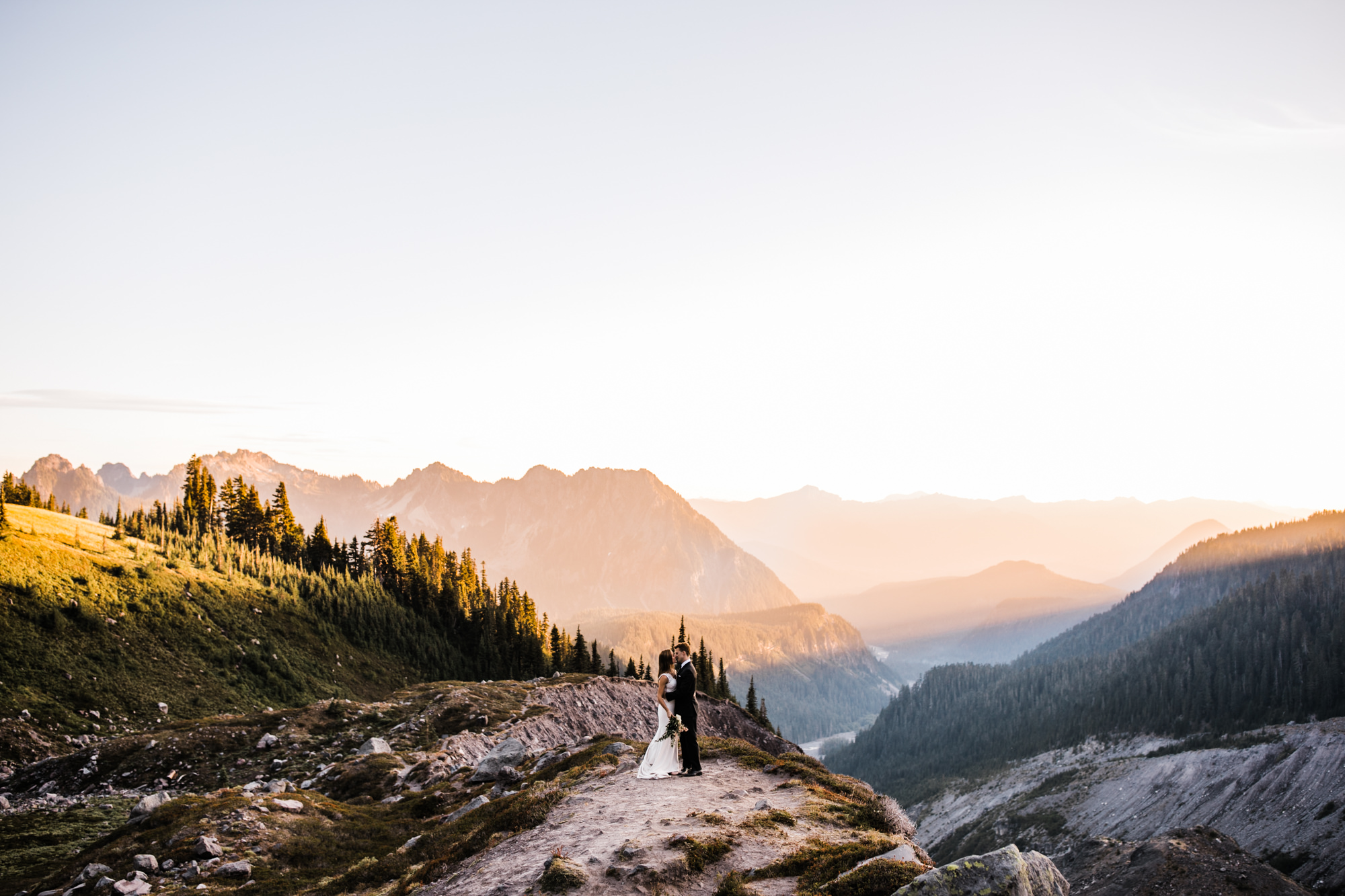 jena + kyler's wedding day-after session in mount rainier national park | washington adventure wedding photographer | the hearnes adventure photography | www.thehearnes.com