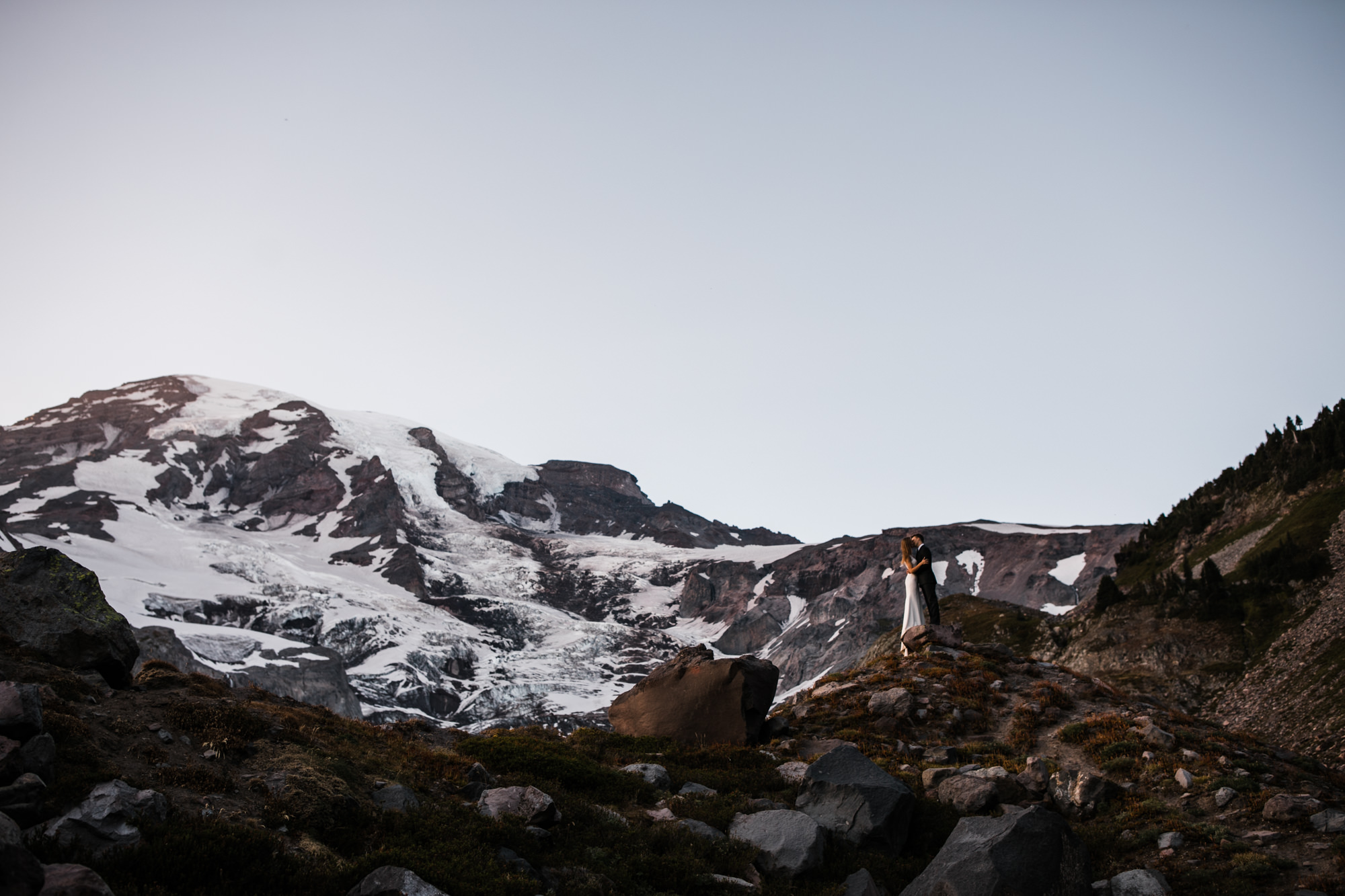 jena + kyler's wedding day-after session in mount rainier national park | washington adventure wedding photographer | the hearnes adventure photography | www.thehearnes.com