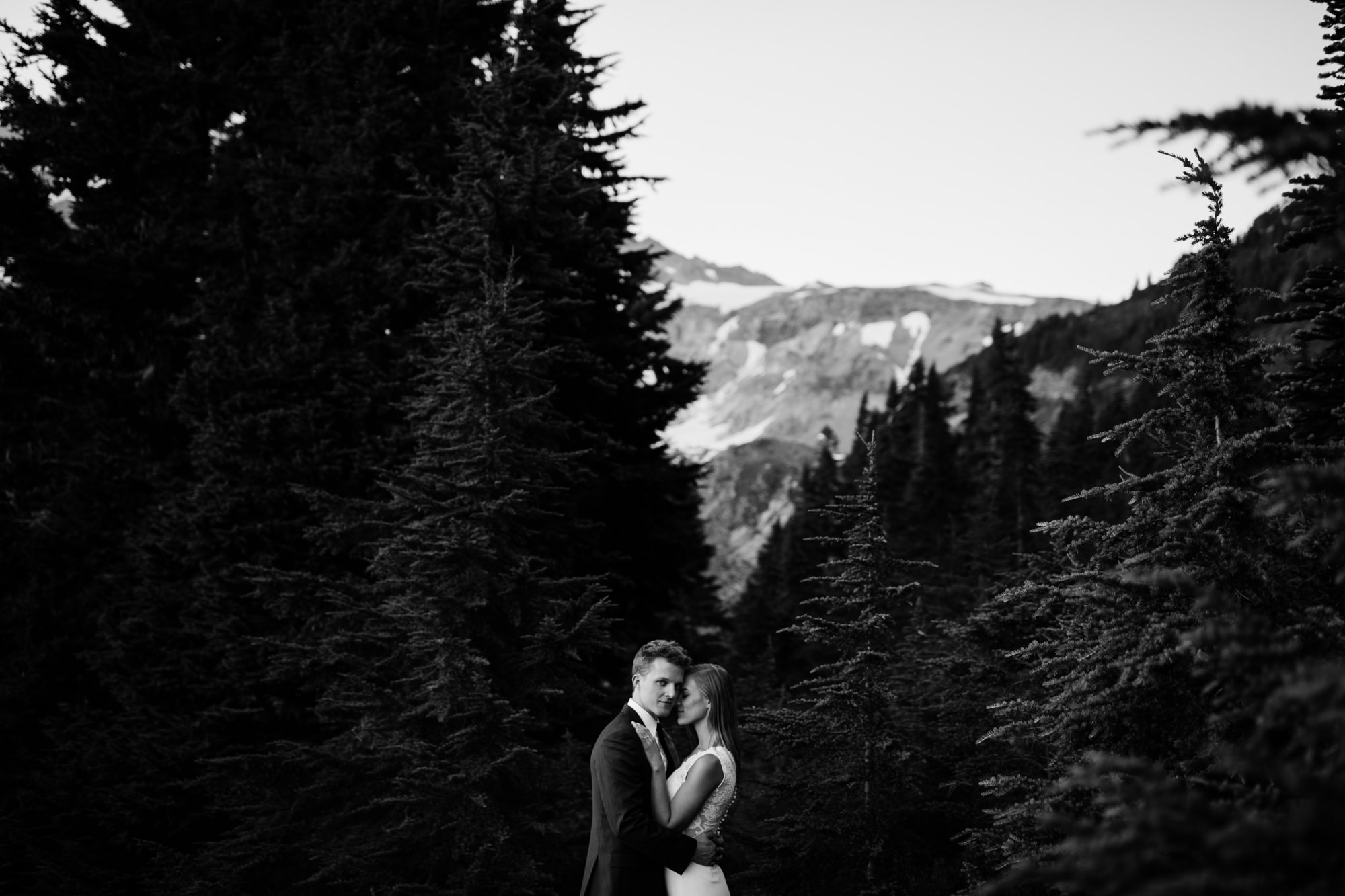 jena + kyler's wedding day-after session in mount rainier national park | washington adventure wedding photographer | the hearnes adventure photography | www.thehearnes.com