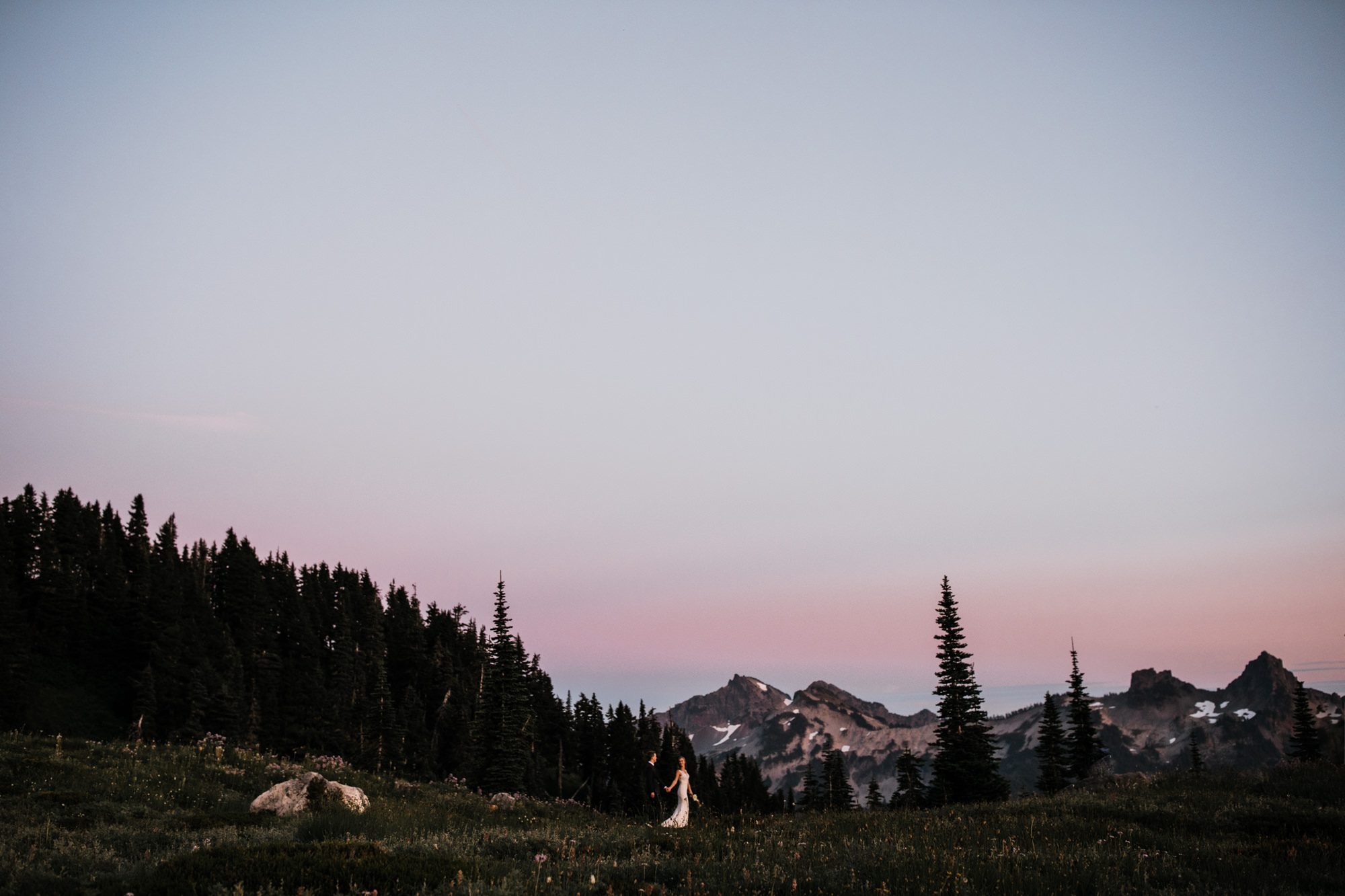 jena + kyler's wedding day-after session in mount rainier national park | washington adventure wedding photographer | the hearnes adventure photography | www.thehearnes.com