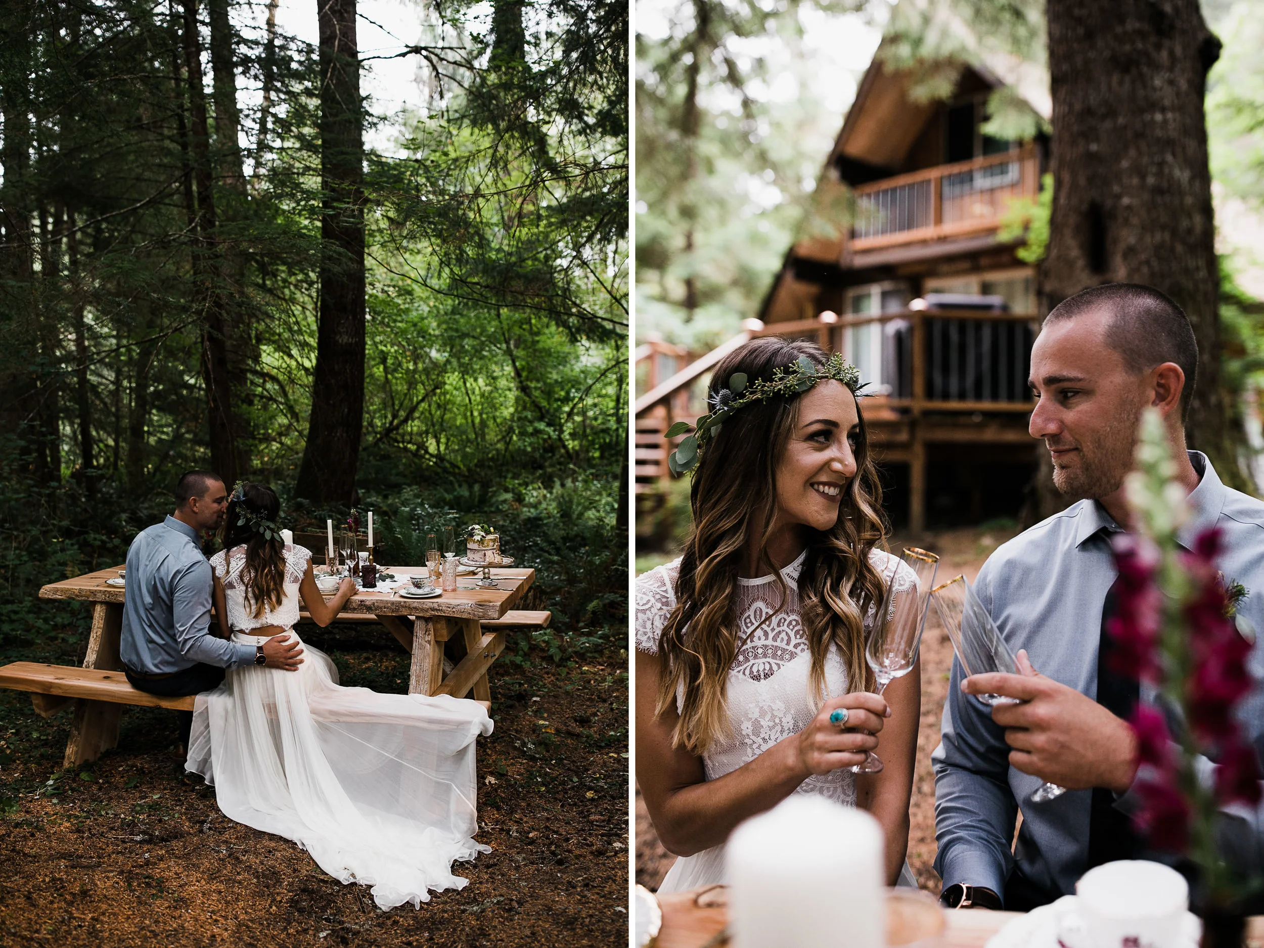 erin + ryan's intimate wedding in mount rainier national park | washington adventure elopement photographer | BHLDN adventurous mountain bride | the hearnes adventure photography | www.thehearnes.com