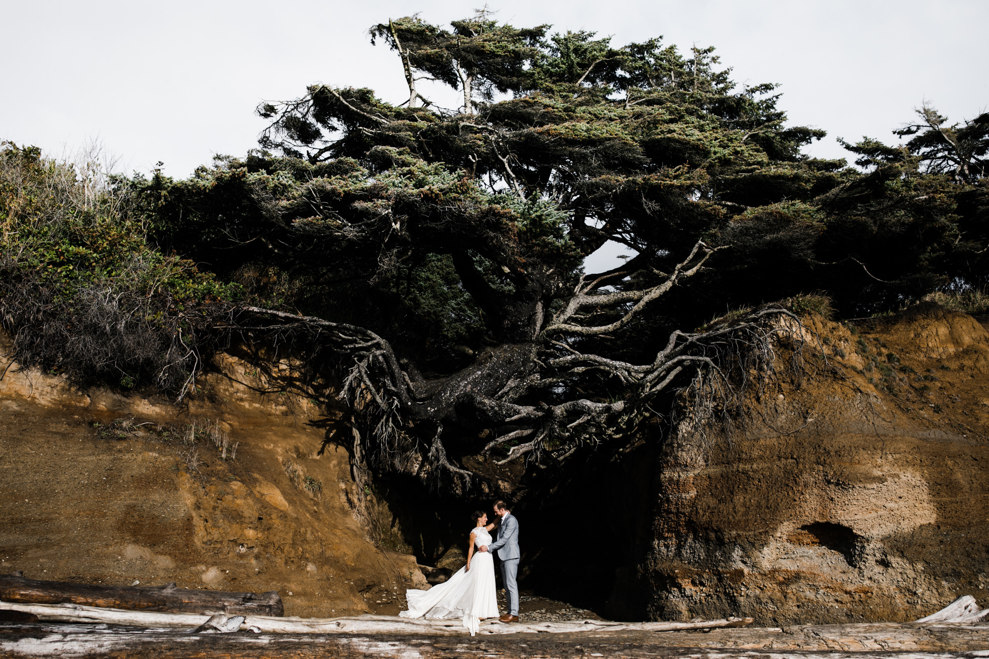 christina + dan's intimate wedding in olympic national park | kalaloch lodge + ruby beach elopement | washington wedding photographer | the hearnes adventure photography | www.thehearnes.com