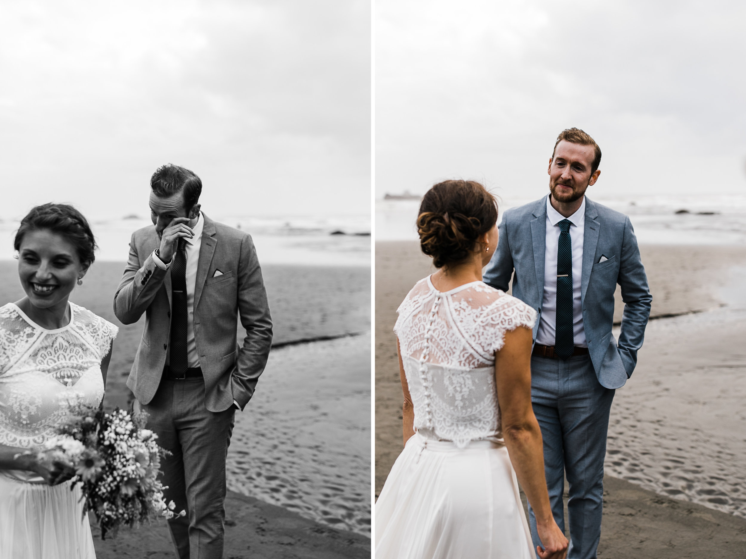 christina + dan's intimate wedding in olympic national park | kalaloch lodge + ruby beach elopement | washington wedding photographer | the hearnes adventure photography | www.thehearnes.com