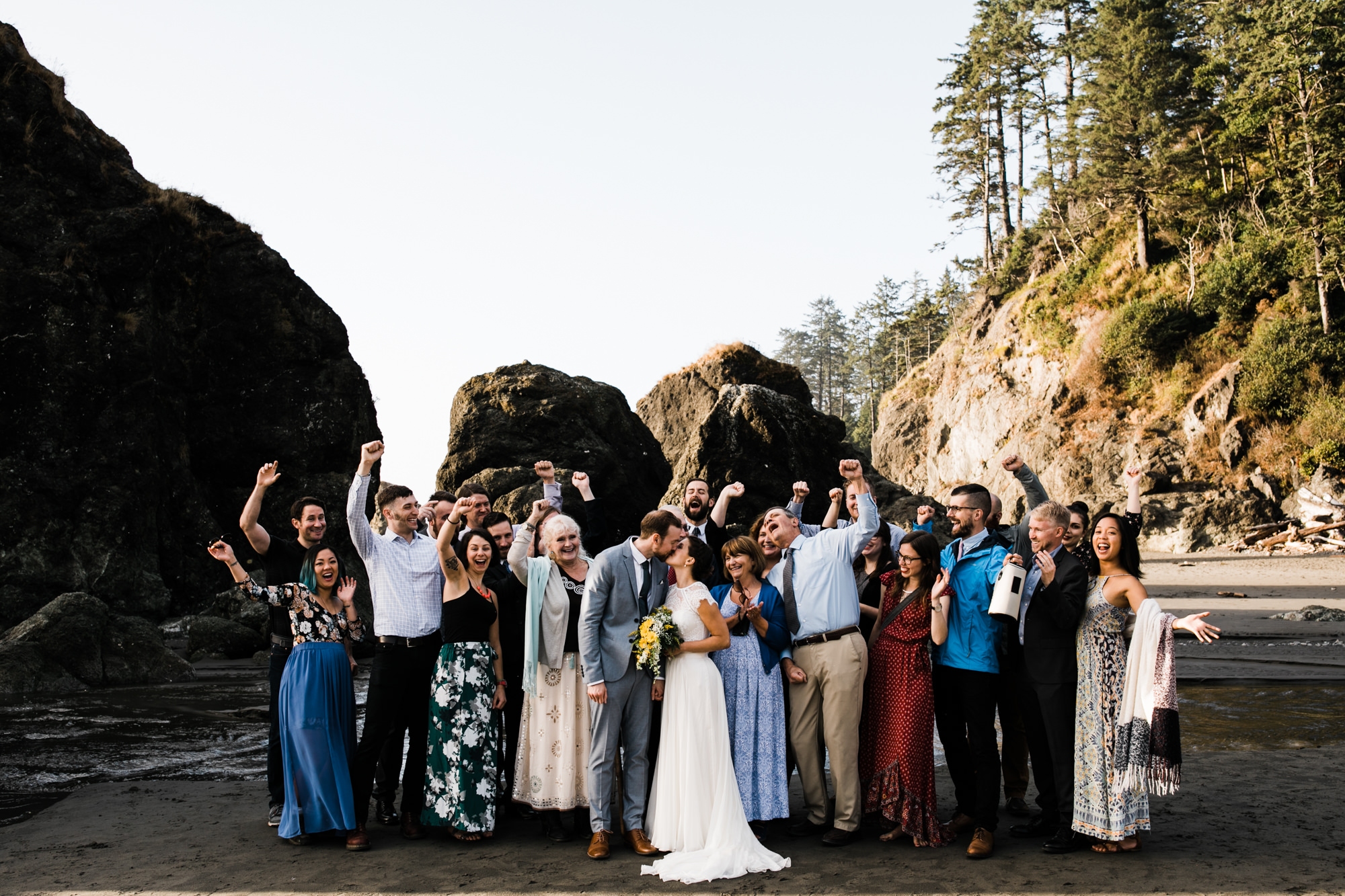 christina + dan's intimate wedding in olympic national park | kalaloch lodge + ruby beach elopement | washington wedding photographer | the hearnes adventure photography | www.thehearnes.com