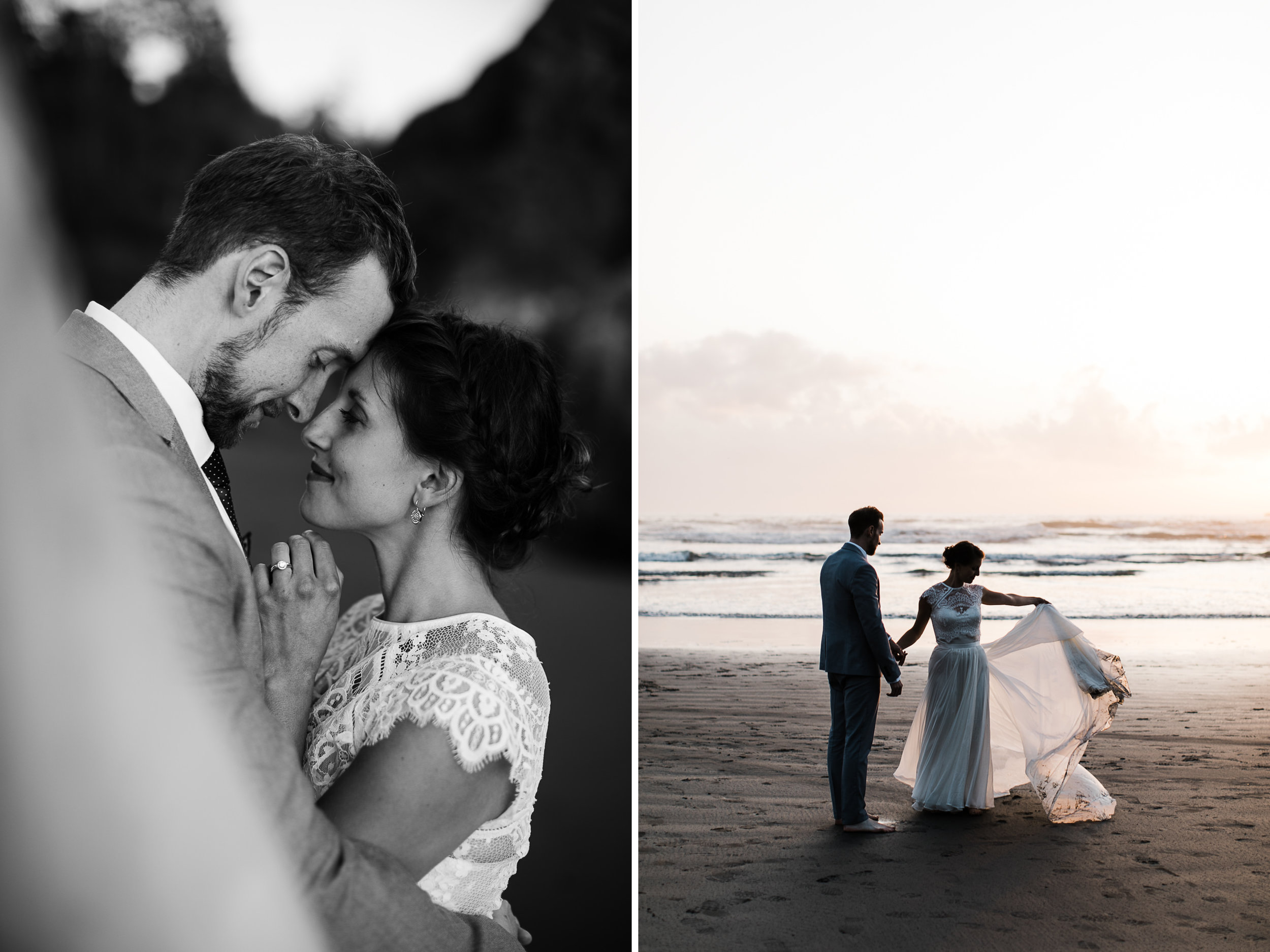 christina + dan's intimate wedding in olympic national park | kalaloch lodge + ruby beach elopement | washington wedding photographer | the hearnes adventure photography | www.thehearnes.com