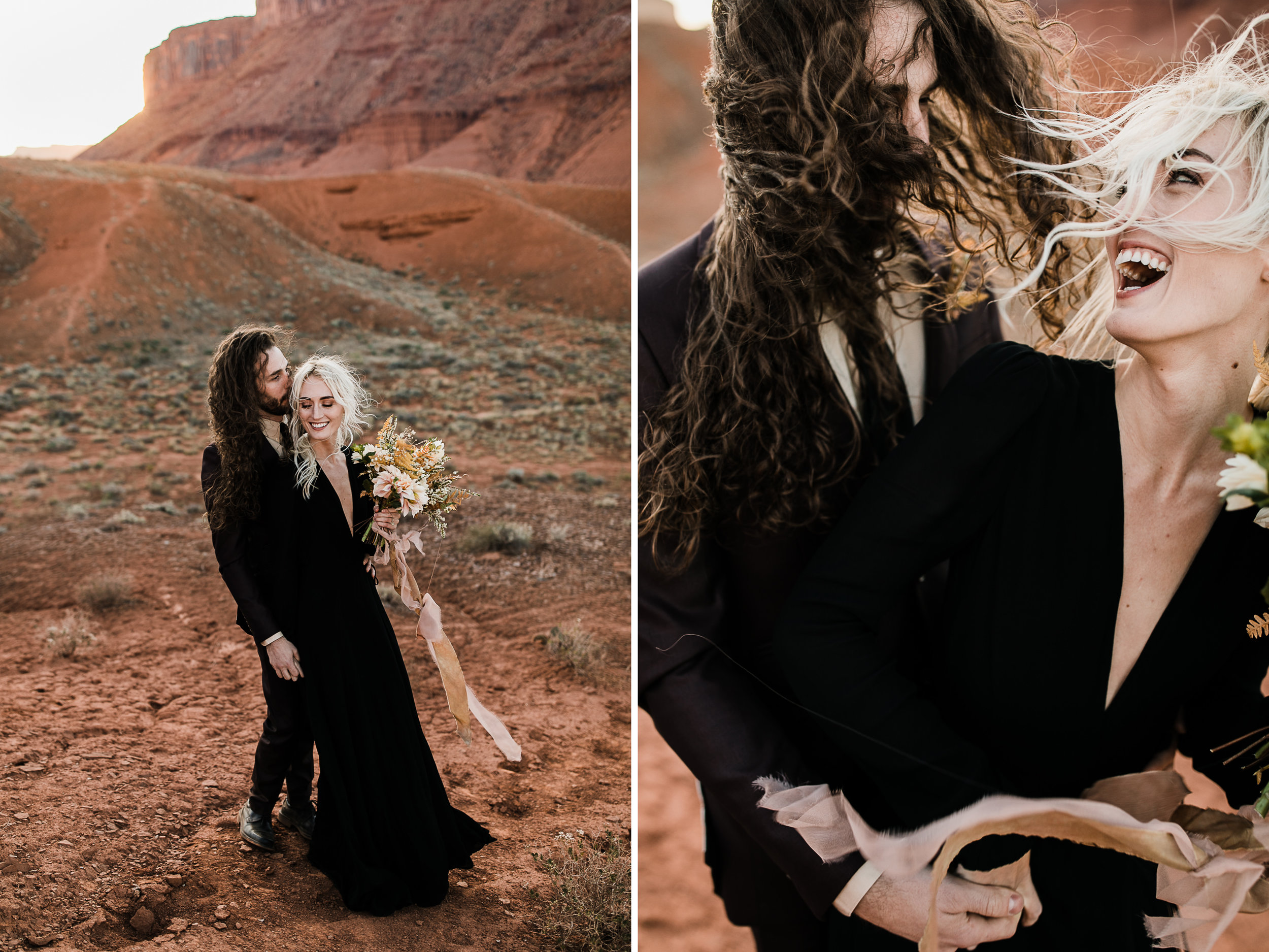 Moab desert elopement inspiration | moab, utah intimate wedding and elopement photographer | the hearnes adventure photography | www.thehearnes.com