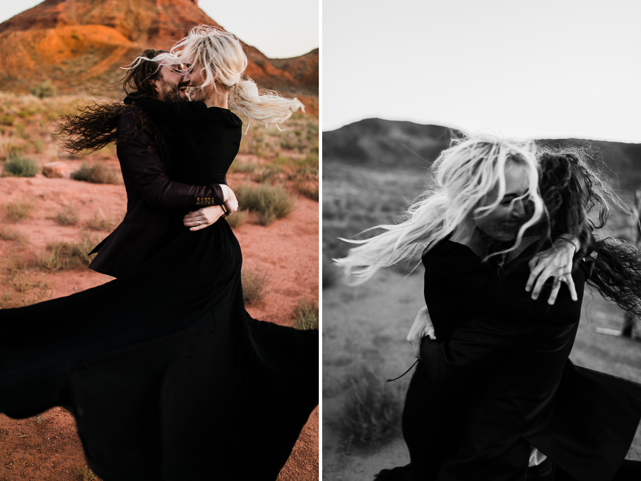 Moab desert elopement inspiration | moab, utah intimate wedding and elopement photographer | the hearnes adventure photography | www.thehearnes.com