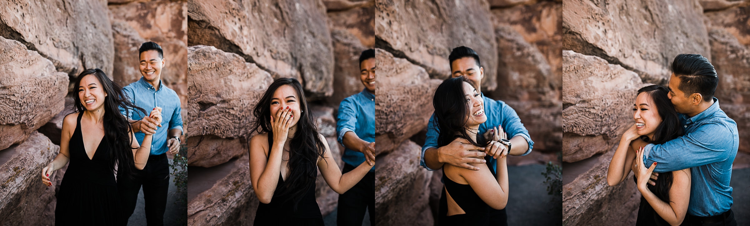 TAMI + ETHAN'S ADVENTUROUS DESERT ENGAGEMENT SESSION | DEAD HORSE POINT STATE PARK | UTAH ELOPEMENT PHOTOGRAPHER | the hearnes adventure photography | www.thehearnes.com