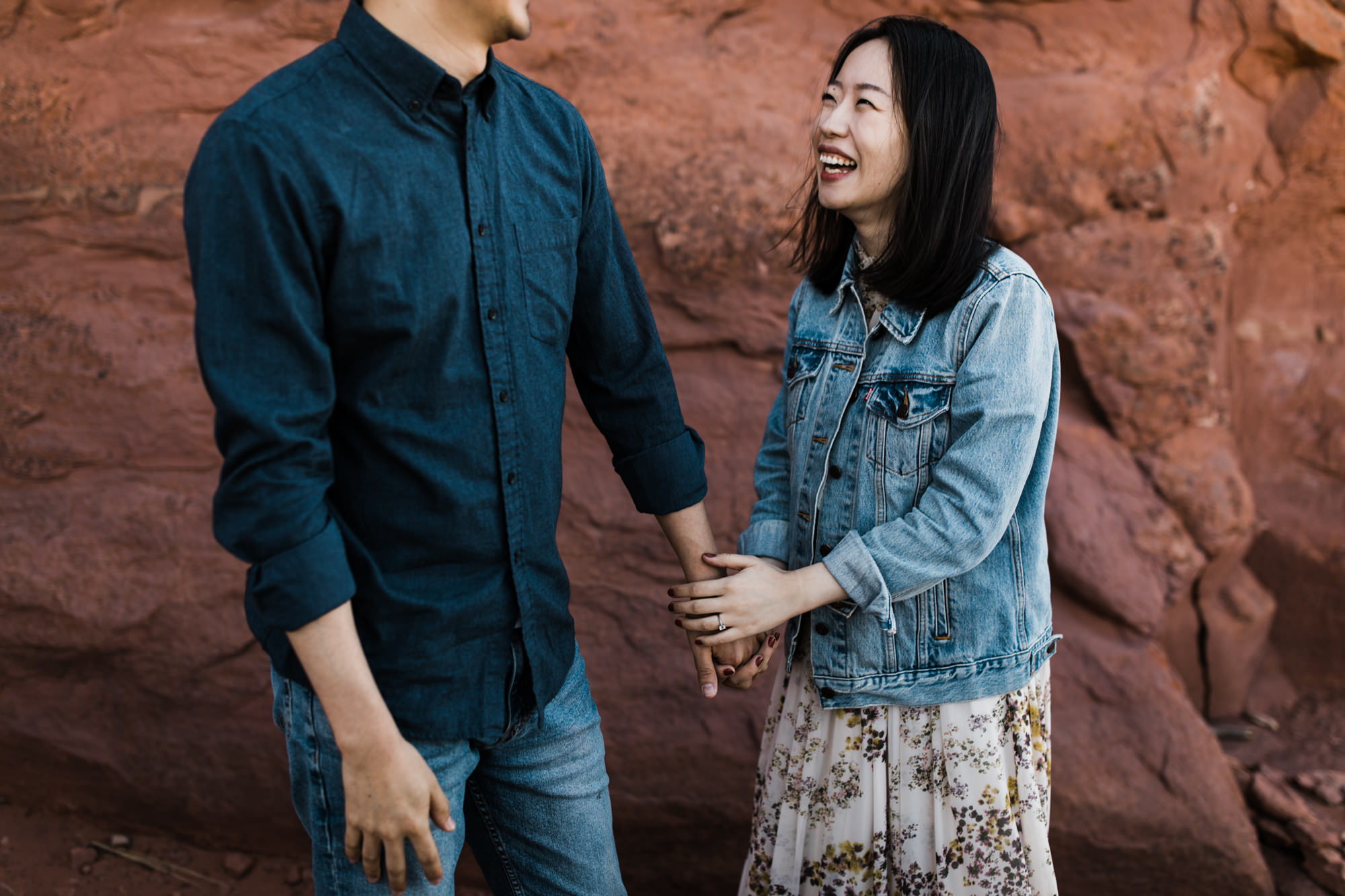julie + ray's adventurous desert engagement session | canyonlands national park | utah adventure elopement photographer | the hearnes adventure photography | www.thehearnes.com