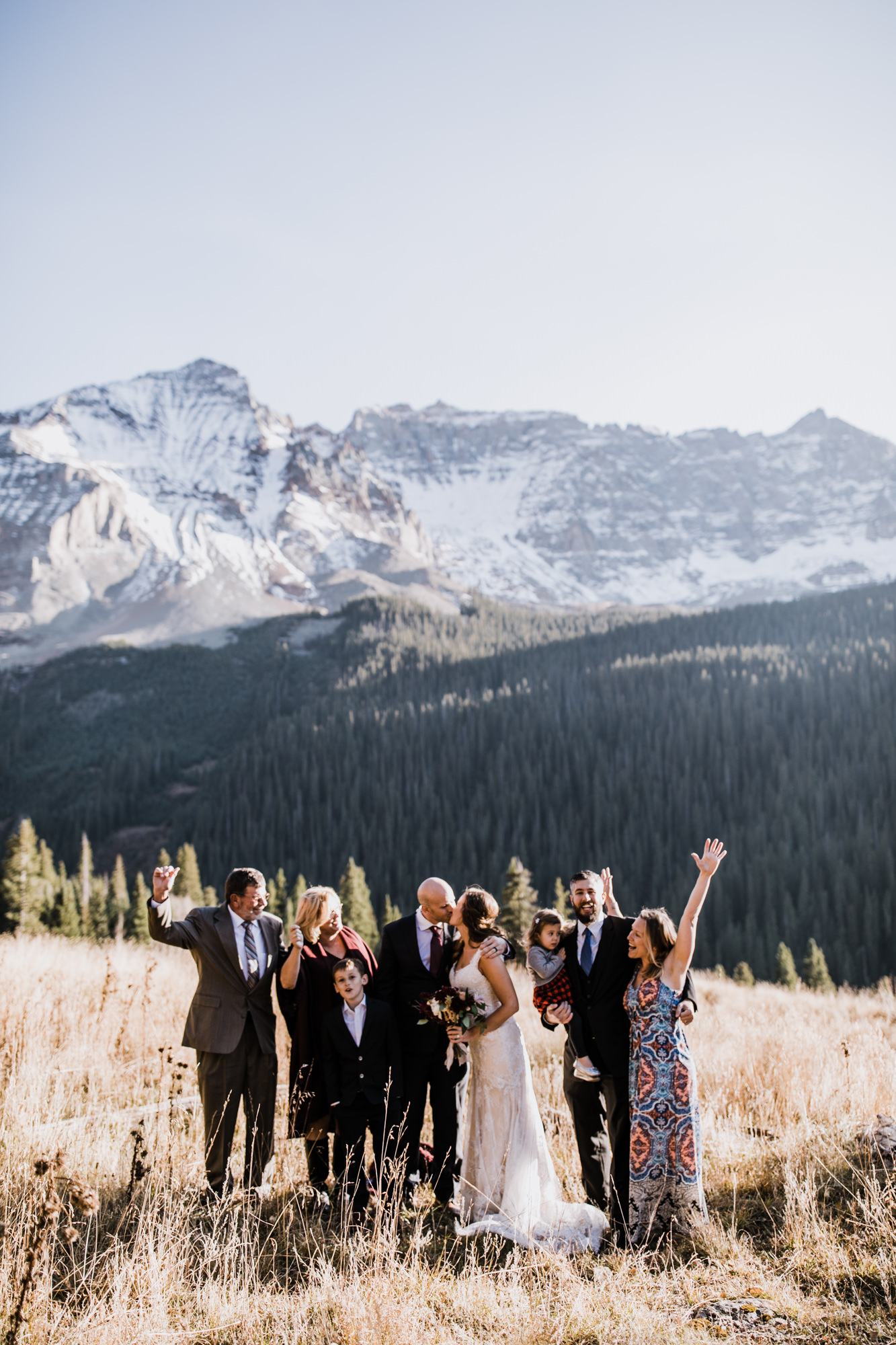 JENNY + ASHLEY'S MOUNTAINTOP INTIMATE WEDDING | TELLURIDE, COLORADO ELOPEMENT PHOTOGRAPHER | FALL MOUNTAIN WEDDING INSPIRATION | the hearnes adventure photography | www.thehearnes.com